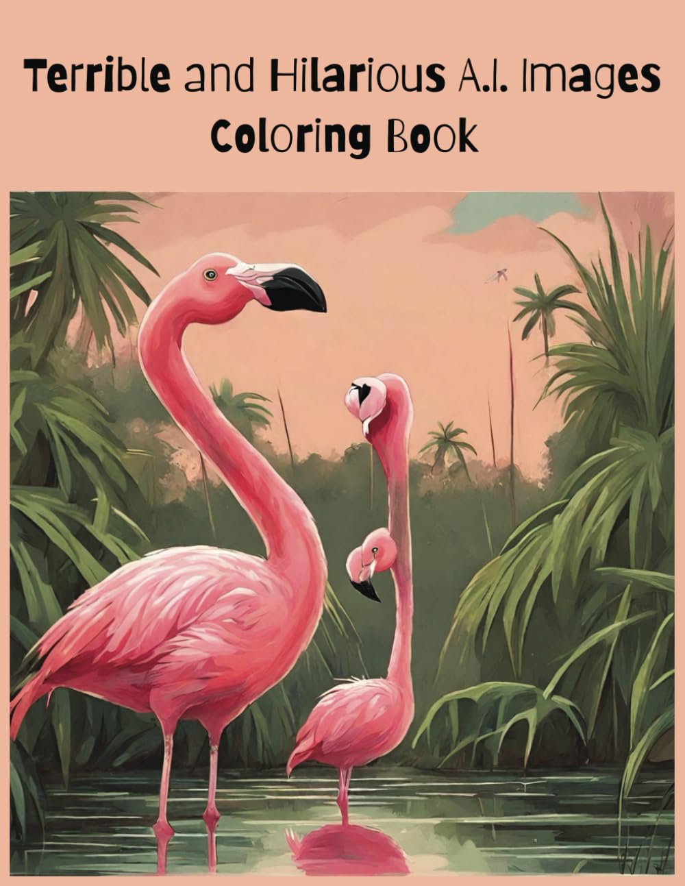 Terrible & Hilarious A.I. Generated Images - Coloring Book: 51 fun, terrible, hilarious, and badly generated AI coloring pages