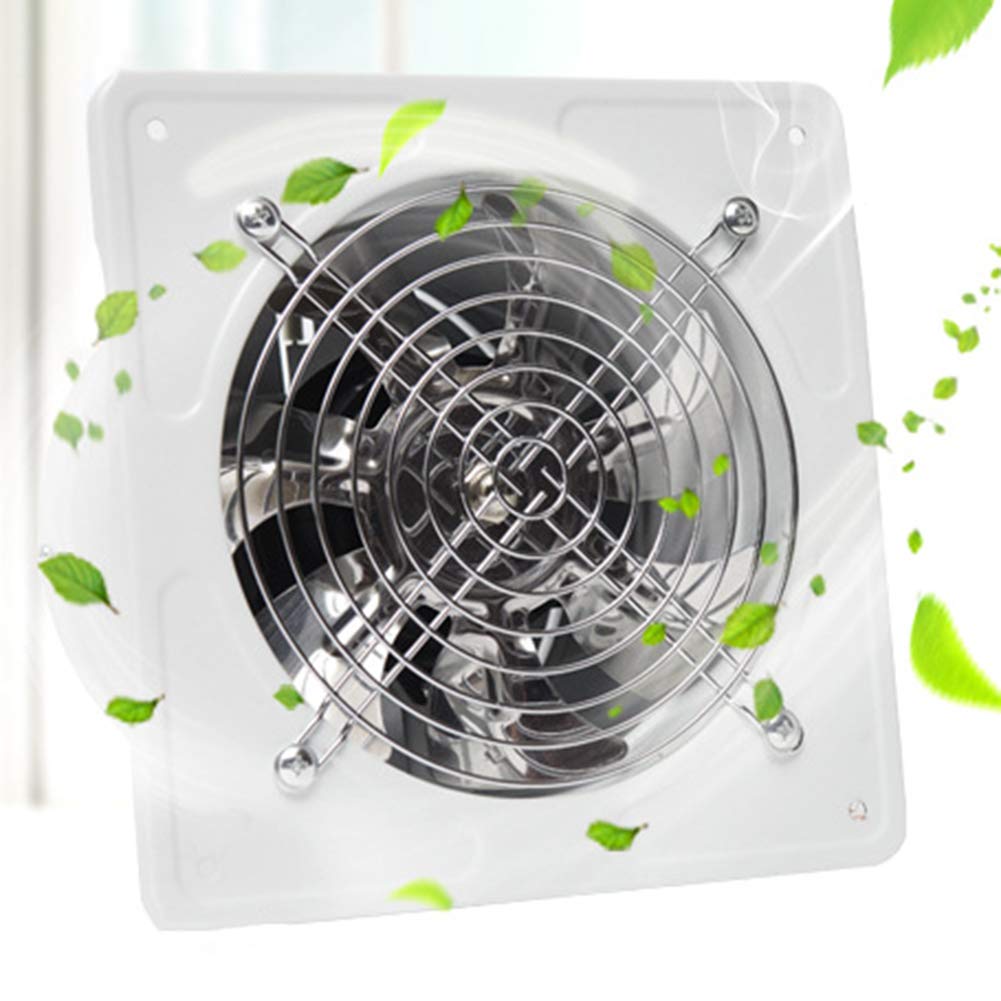 LbojailiAi 6Inch 220V 40W Ventilator Bathroom Kitchen Household Wall Exhaust Fan Extractor