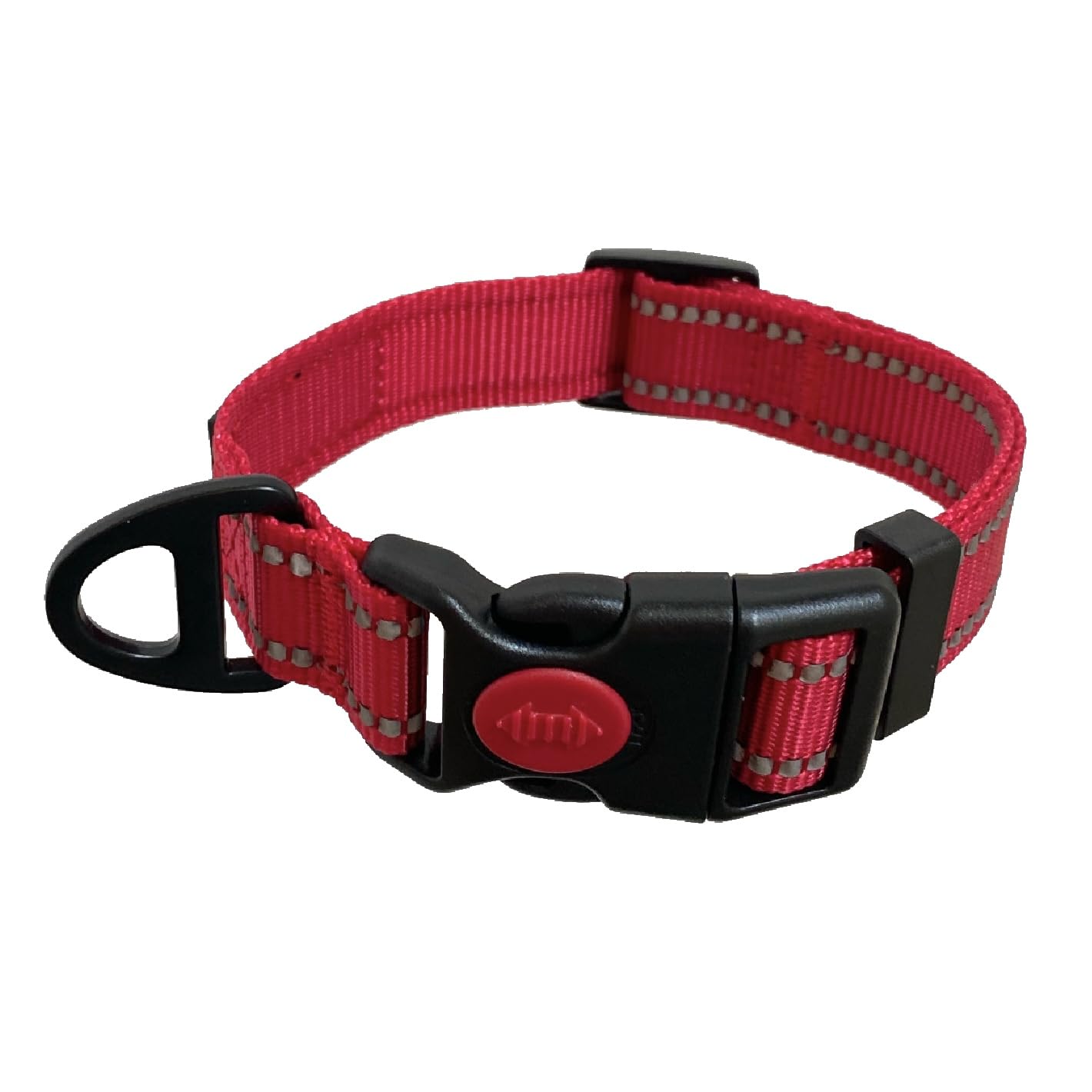 Barkridges® Premium Dog Collar, Red, XS