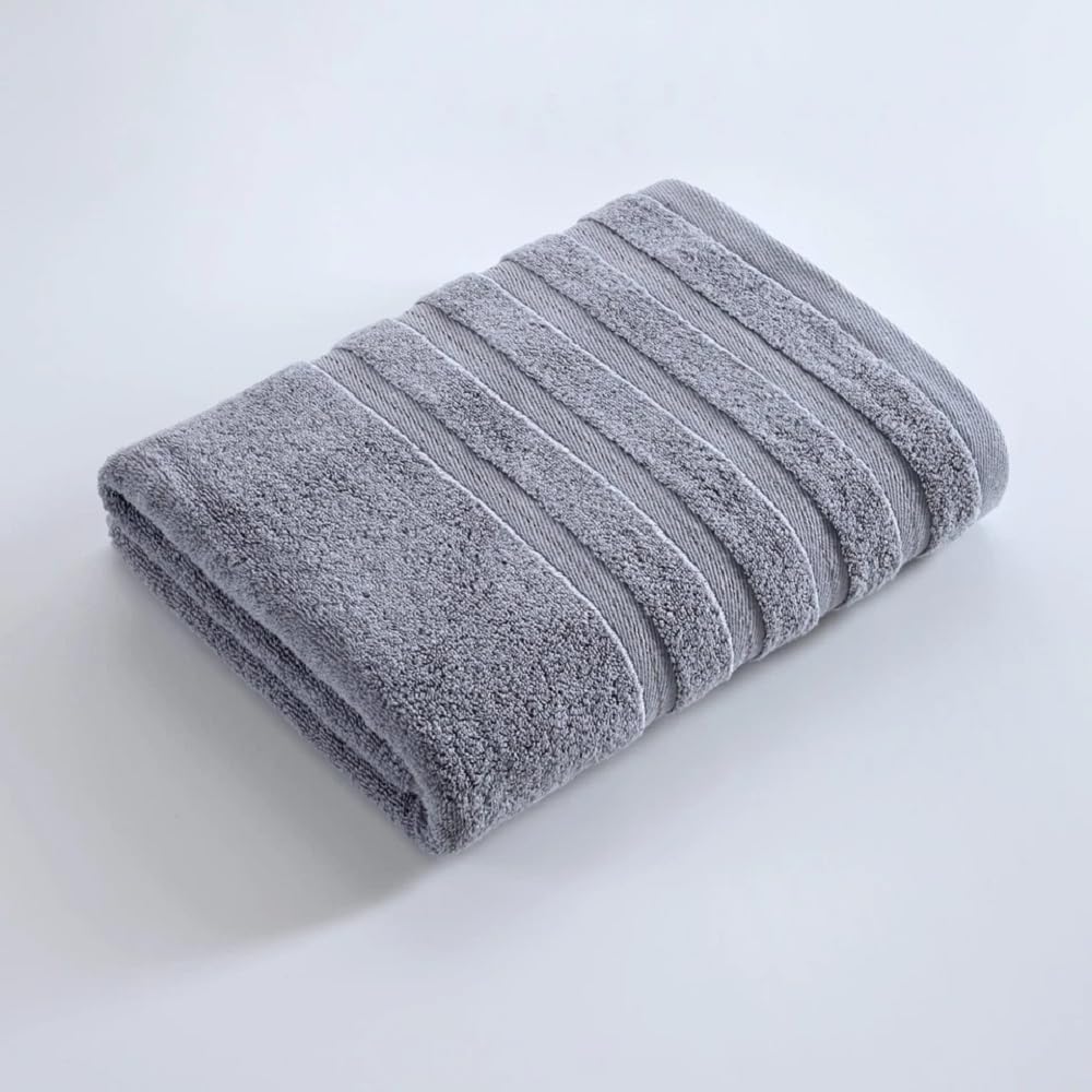 Householdfurnishing Premium Quality Towels 100% Egyptian Cotton 500gsm Hand, Bath, Face & Bath Sheet (Silver, Hand Towel 2 Pcs 50x85 cm)