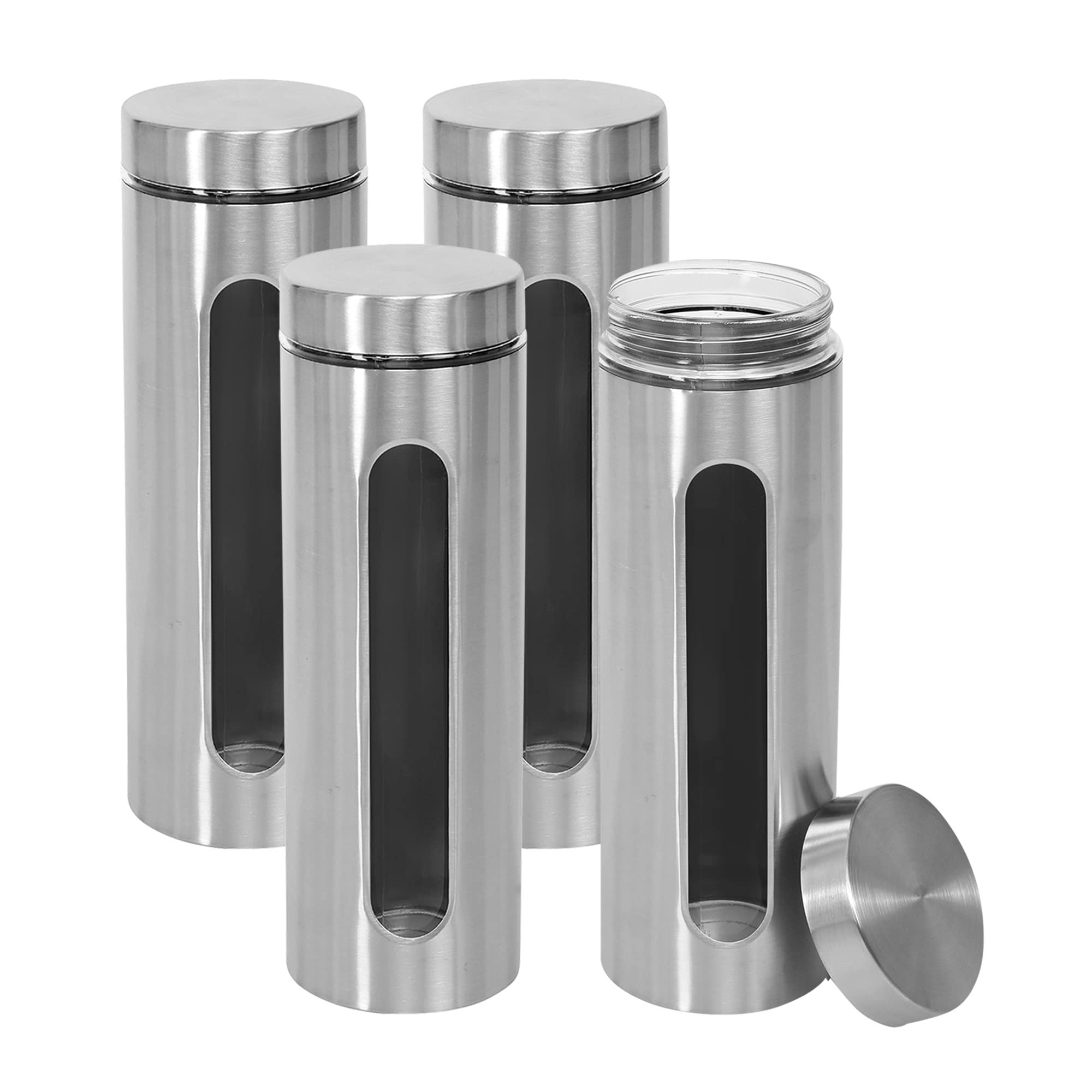 Cutting EDGE Glass Jars - Airtight Storage -5 Cutting EDGE Glass Jars - Airtight Storage -5