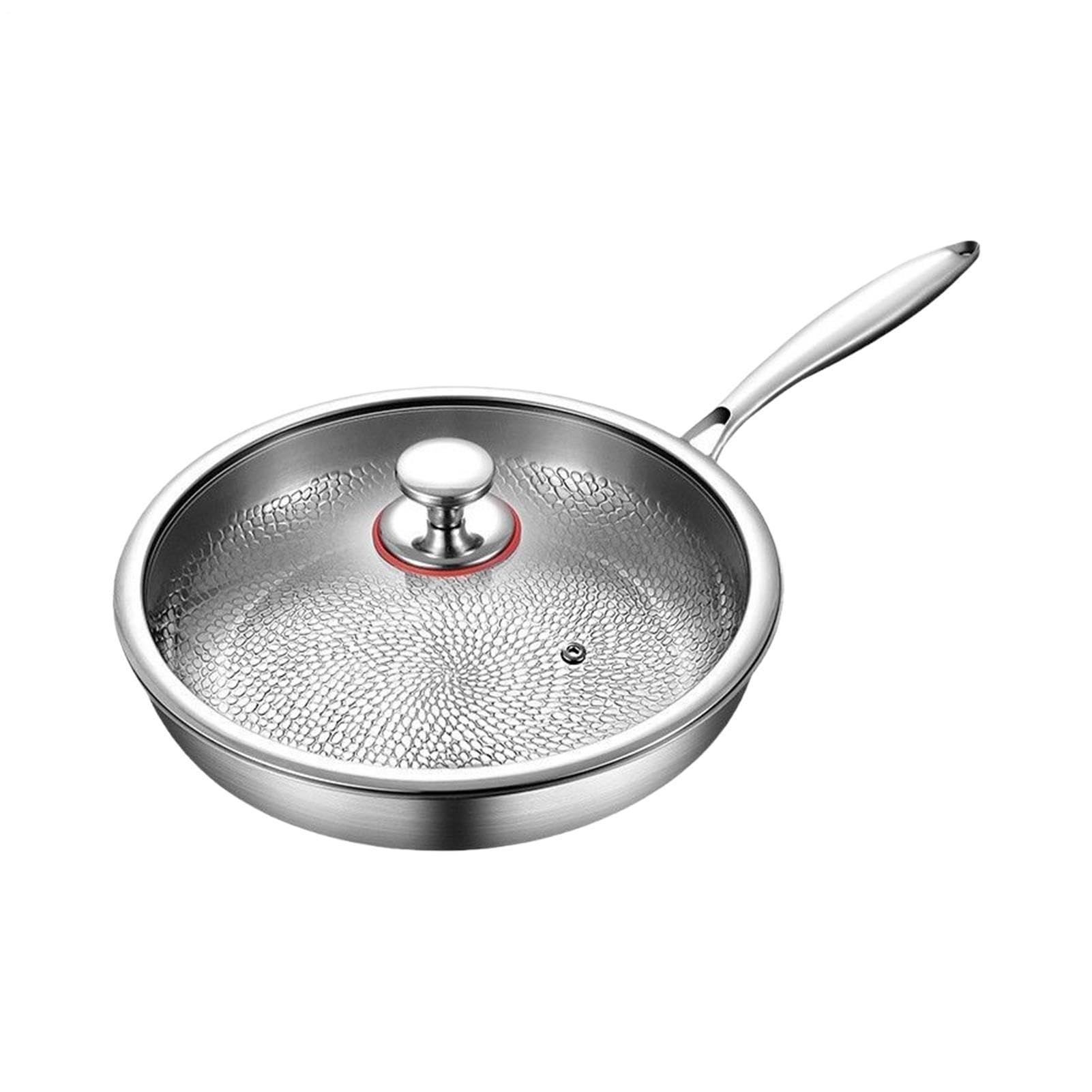 Générique Titan Campingpfanne mit Deckel, ultraleichte Grillpfanne, langlebiges & hitzebeständiges Kochgeschirr, Outdoorhelfer im modernen Design | Wohnküche