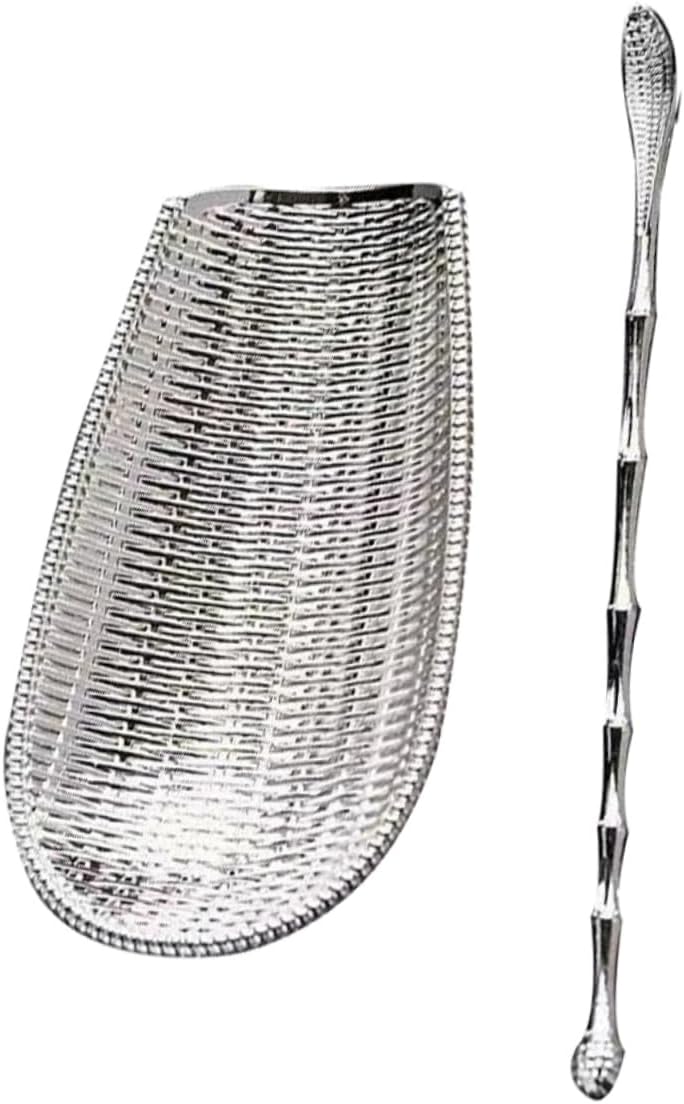 Stylish Tea Spoon Scoop for Tea Kung Fu Tea Ceremony Tool Alloy Material Tea Spoon Set