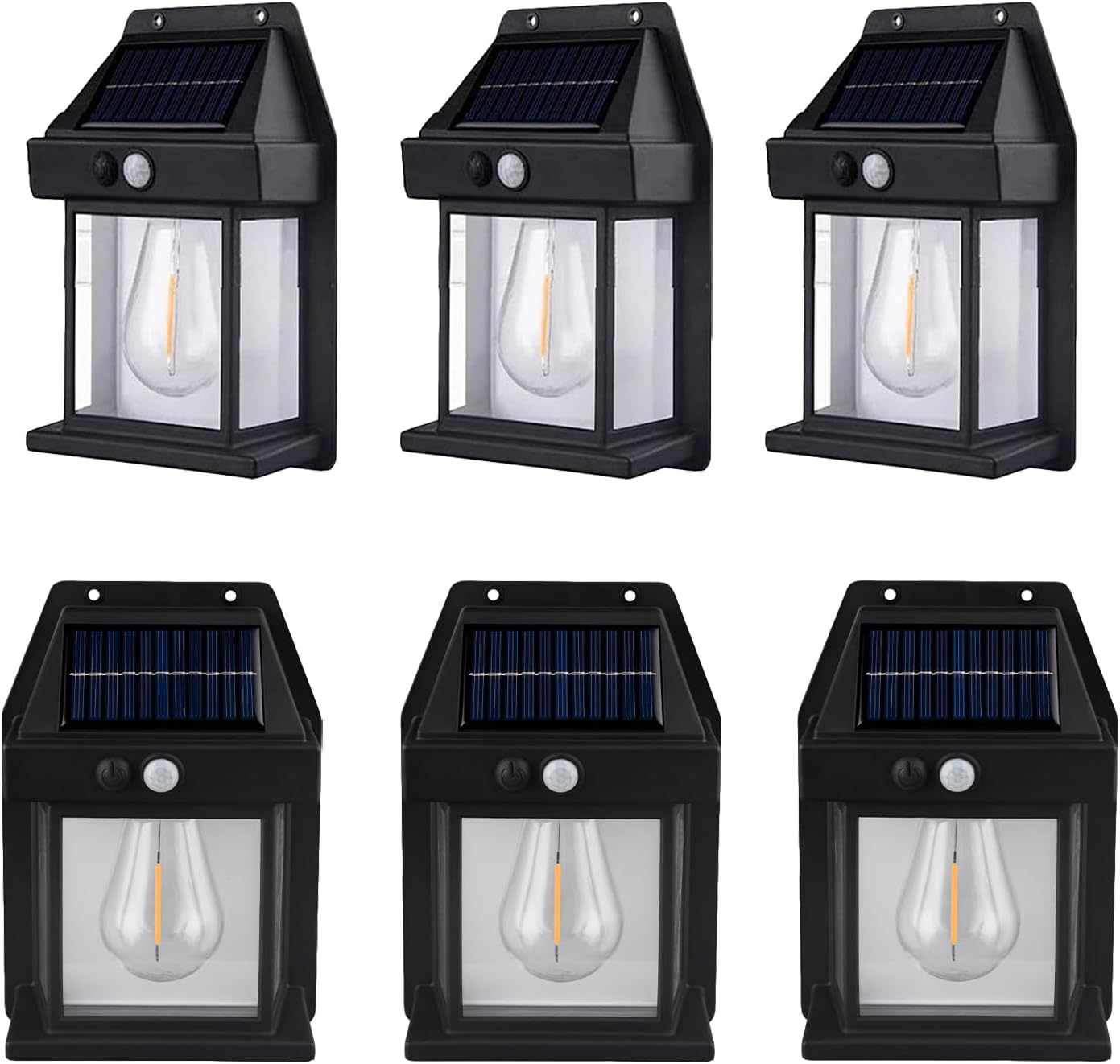 Solar Wall Light Outdoor Motion Sensor Light with 3 Modes Waterproof Porch Lights for Garden Patio Outside Fence Shed