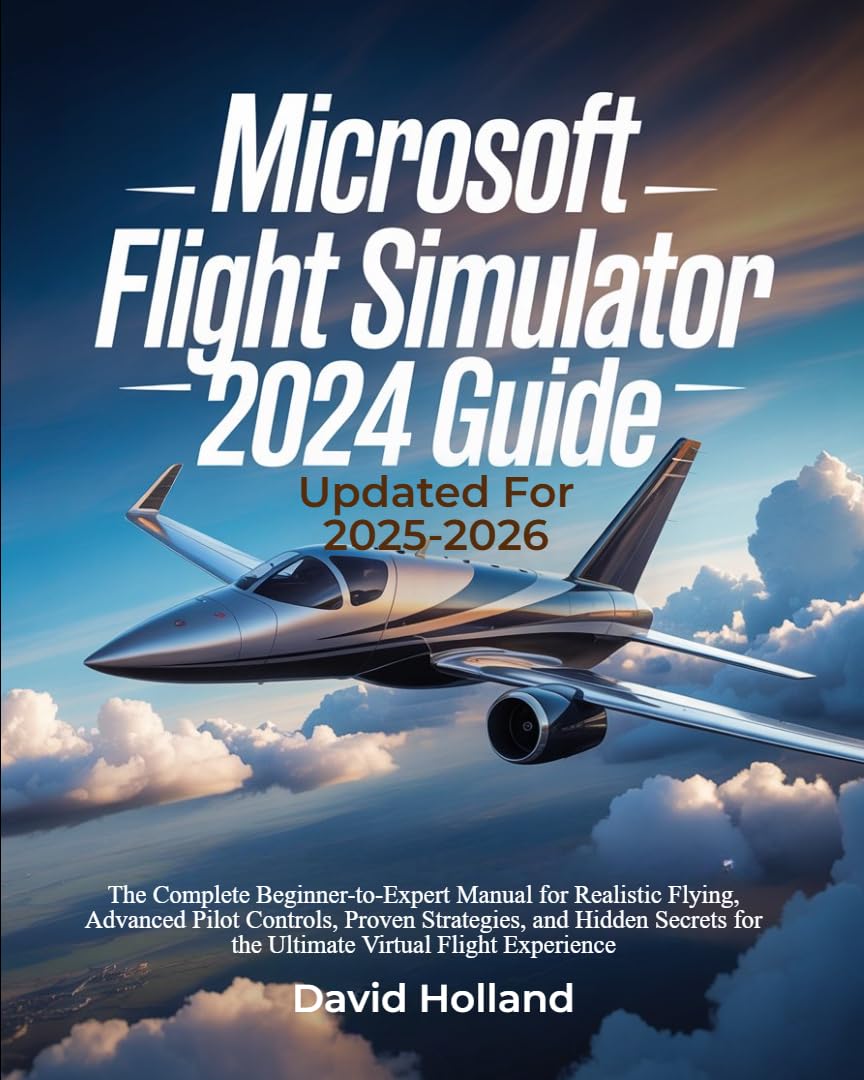 Microsoft Flight Simulator 2024 Guide (Updated for 2025-2026): The Complete Beginner-to-Expert Manual for Realistic Flying, Advanced Pilot Controls, Proven Strategies, and Hidden Secrets