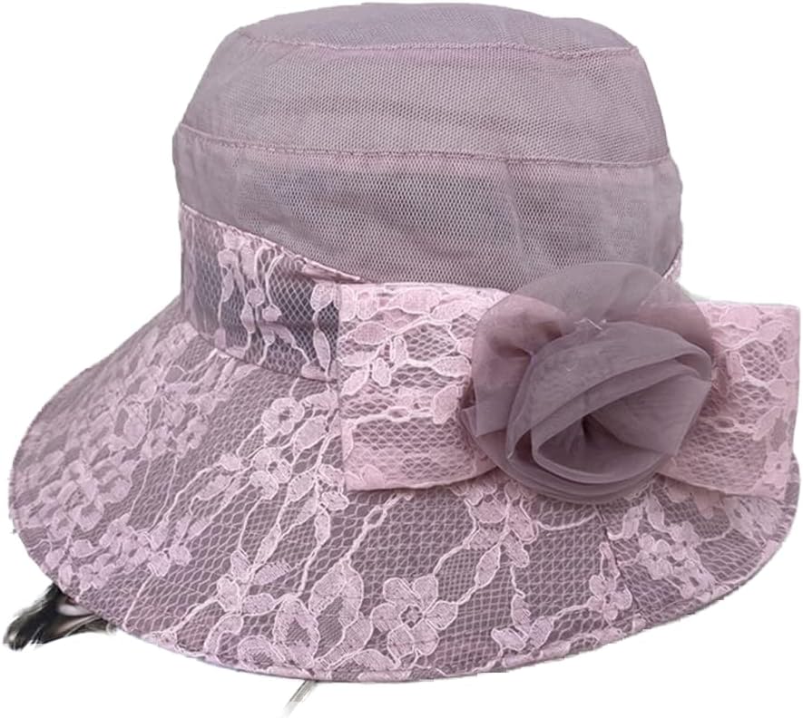 [売店] 帽子の女性サマーメッシュフラワーサンハットワイルド中年のマザーサンサンハット旅行ビーチベイスンハット