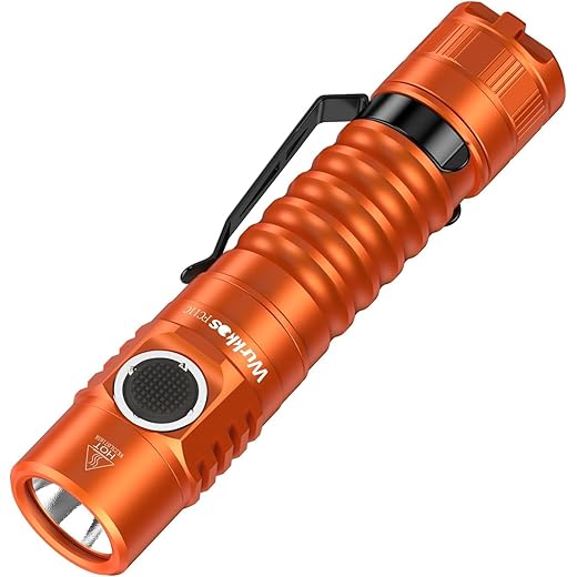 Pocket LED Flashlight, High 90CRI Ultra Bright Max 1300 Lumen Mini Flashlight with Standard USB A-C Cable,IP67 Waterproof,Magnetic Tailcap, Great for Indoor/Outdoor Activities(2700K Warm)