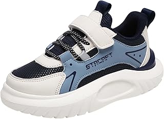 OBiQuzz Boys Shoes Kids Running Lightweight Breathable Sport Sneakers(Toddle & Little Kid & Big Kids) Zapatillas deportivas para niños, color rojo, azul, 28.5 EU