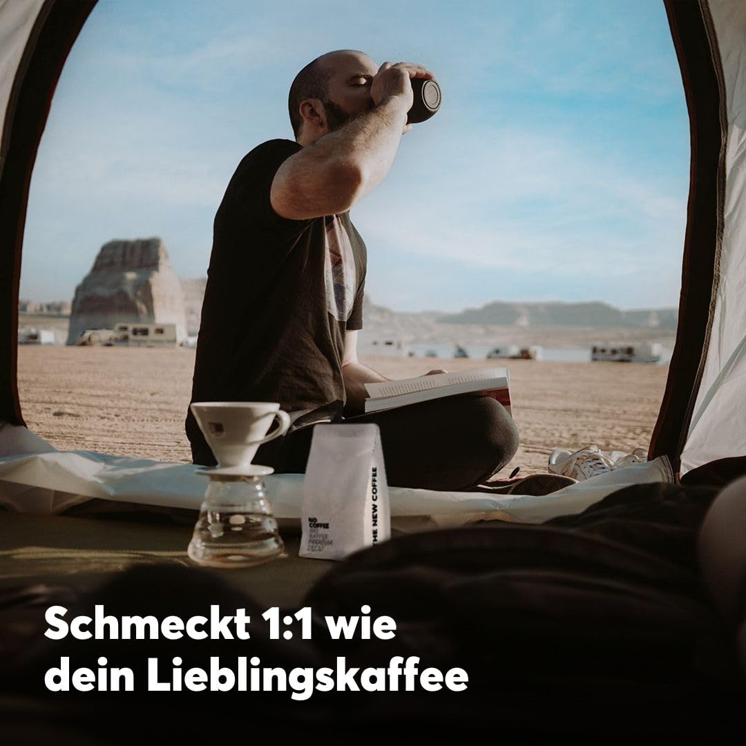 No Coffee® – Premium Decaf Coffee Bio (ganze Bohnen ohne Koffein, 500g) | Mit Wasser entkoffeinierte Kaffeebohnen | Koffeinfreier Kaffee schmeckt wie dein Lieblingskaffee | Kaffeebohnen koffeinfrei