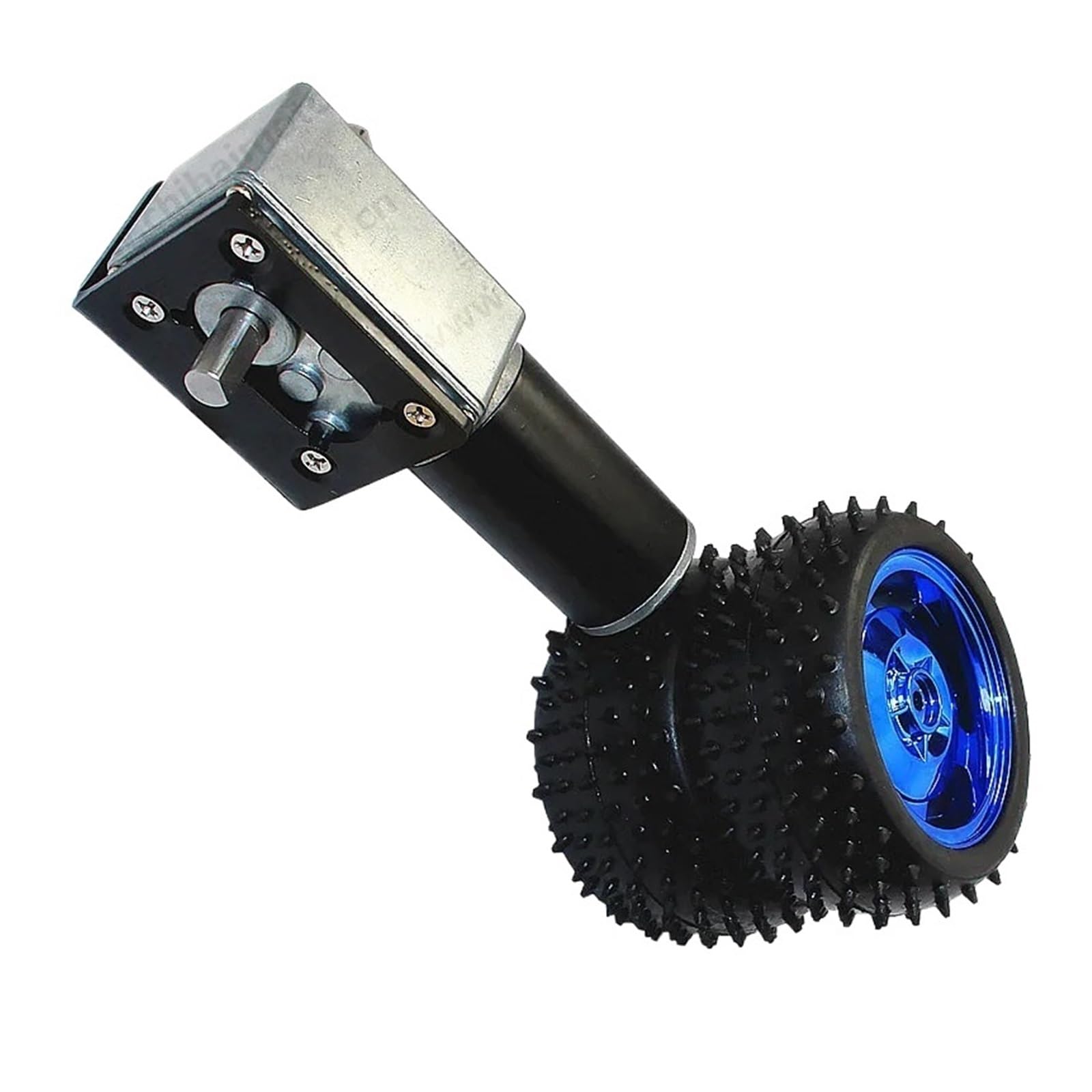 Moteur à vis sans fin GW4058-31ZY 12V de haute précision avec train de roues 130mm