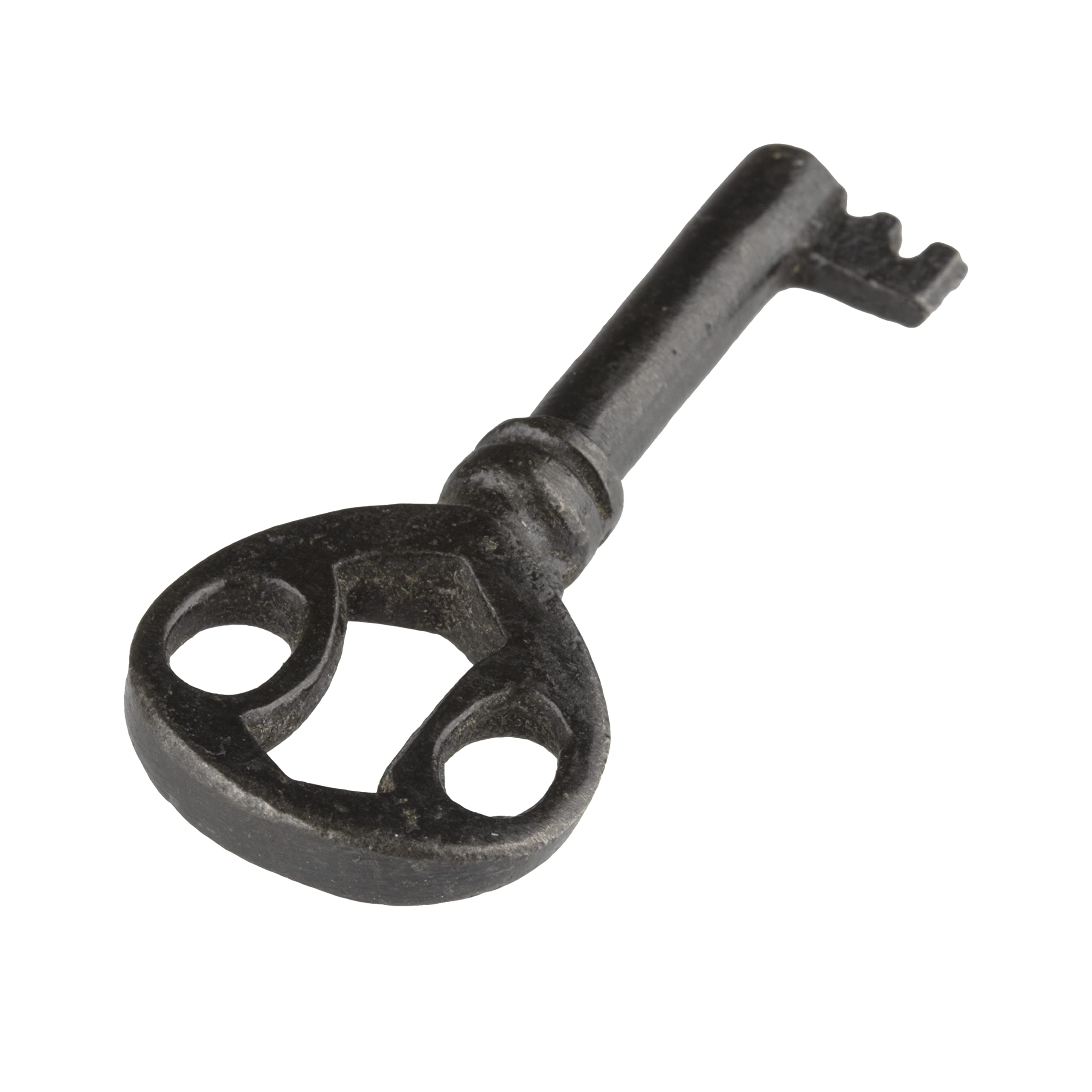 Llave de esqueleto de barril hueco de acero para puertas de gabinete, cajones de tocador, relojes de abuelo | Antiguo, vintage, accesorios de muebles antiguos | KY-15