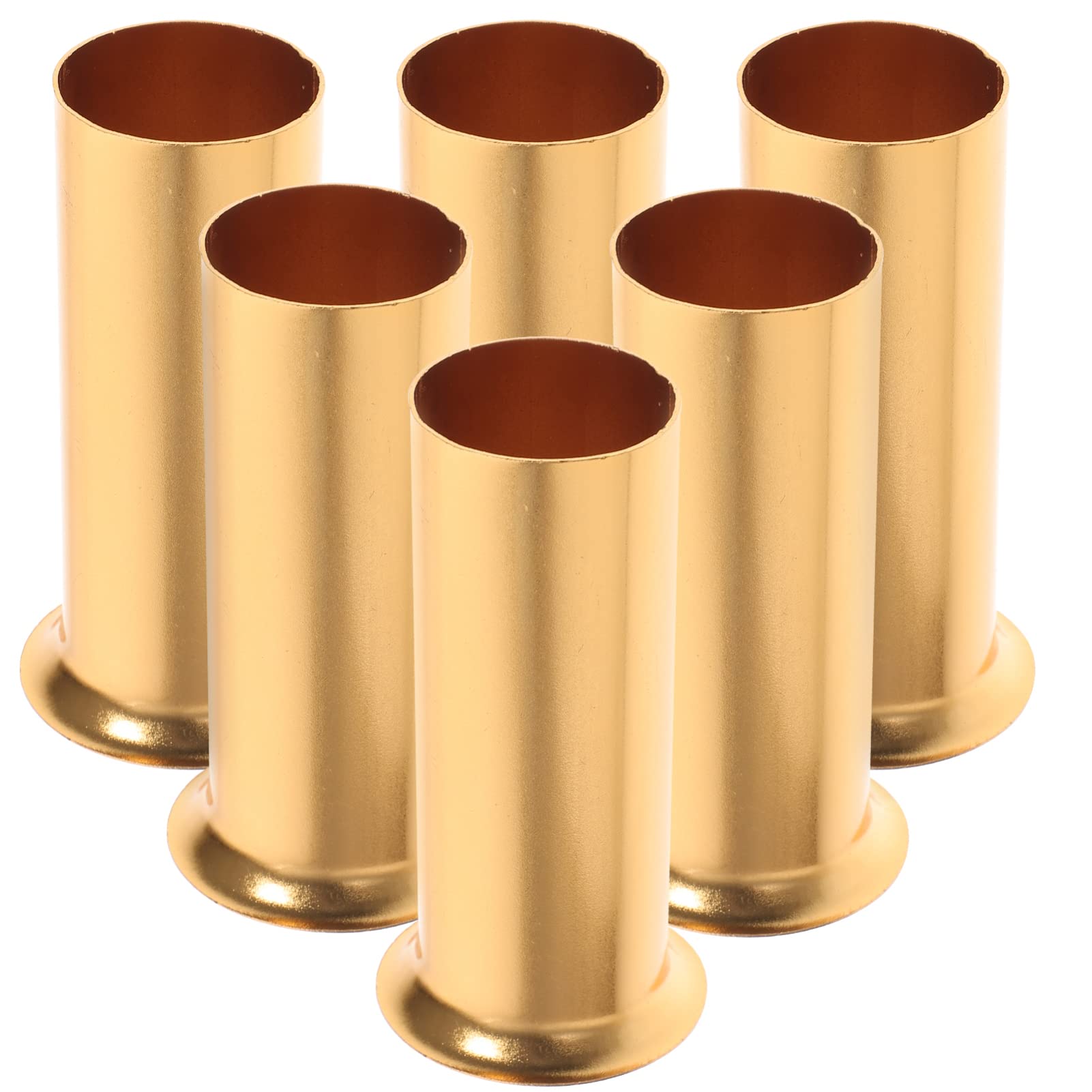 Lot De 10 Douilles De Lustre E14 En Cuivre - Supports De Lampe Type Bougie, Hauteur 60 Ou 90 Mm