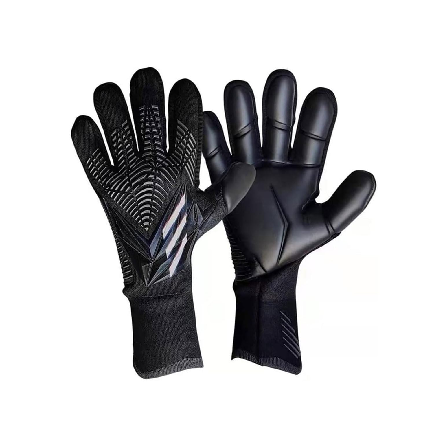 KRUZZO Children Football Gloves Goalkeeper Gloves, Soccer Gloves for Boys, Girls & Junior Keepers Football Gloves for Training and Match, Non-slip, Wrist Protection, Size 6/7/8/9/10 7yards