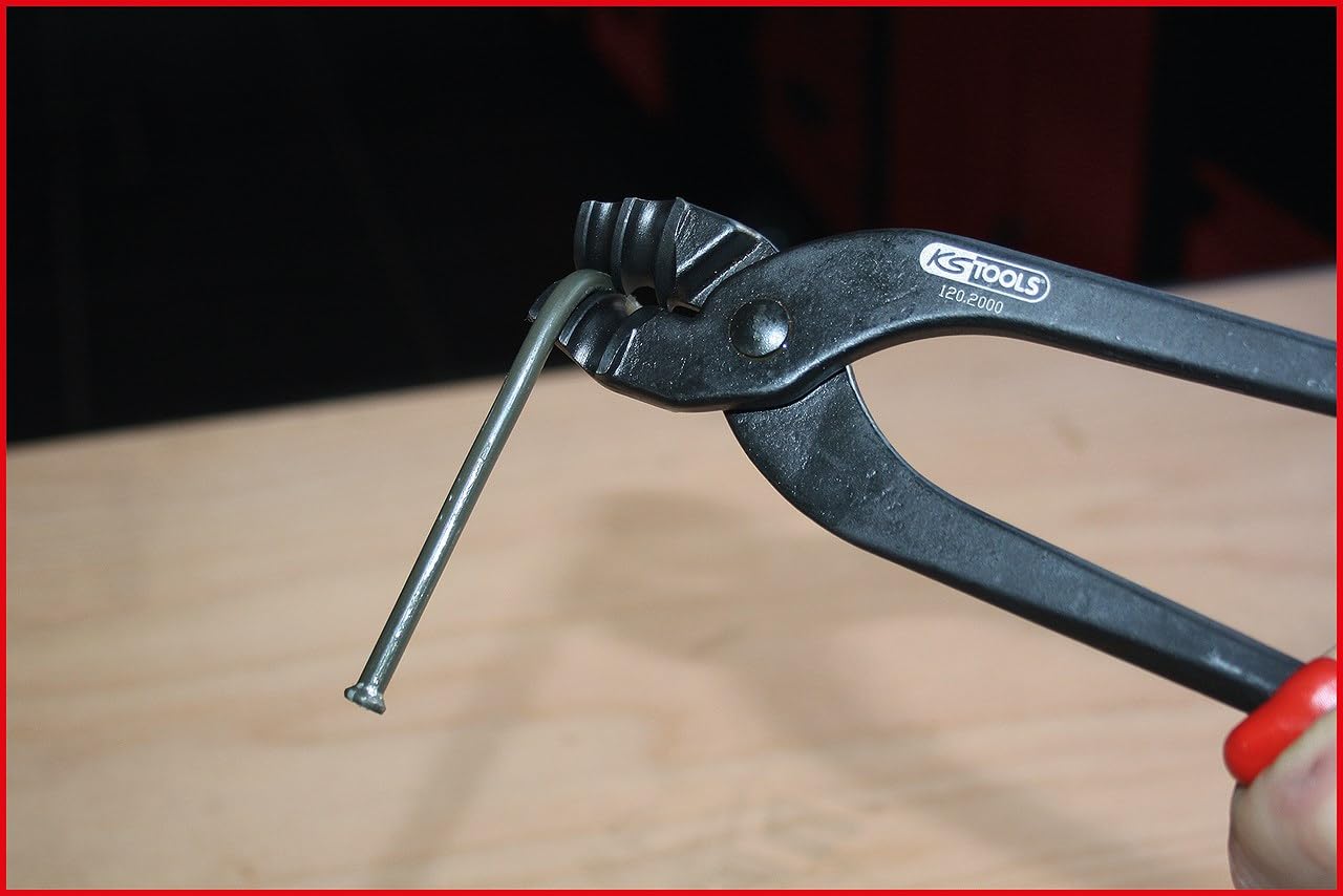 KS Tools 120.2000 Pinza Curvatubi per Tubazioni Freni, 2 in 1, Diametro 4.75 e 6 mm