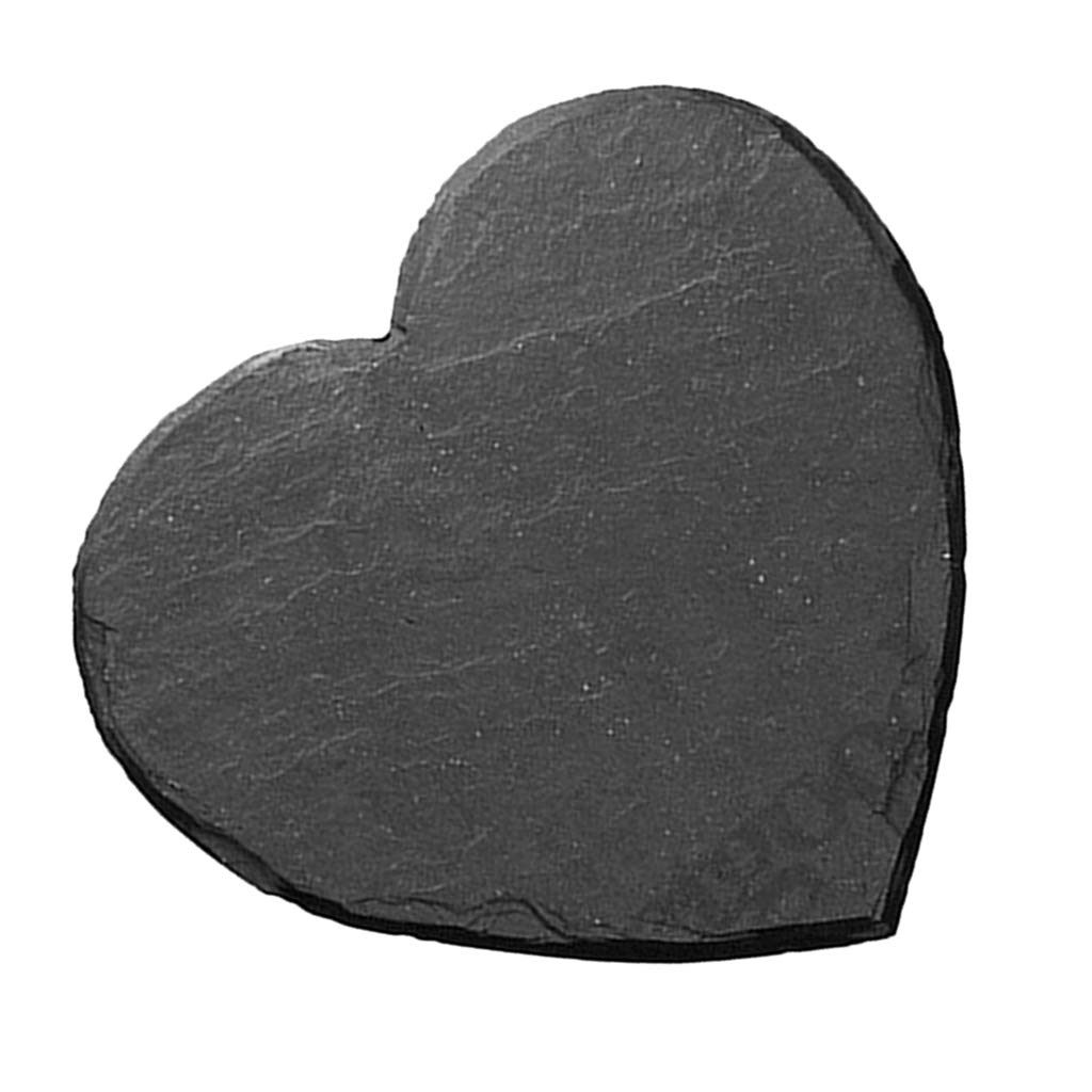 KYKHT Natural Slate Drink Coasters Coffee Table Mug Pad Tea Cup Mat Peachheart