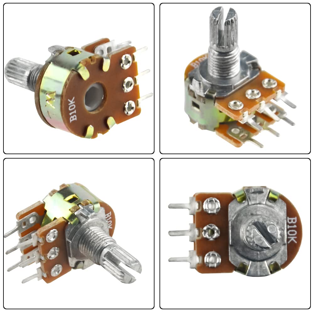 Snapklik.com : WMYCONGONG 18 PCS 10K Ohm Volume Control Potentiometer ...