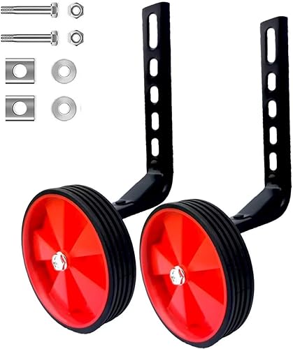 Miniatura 7 de Mehome Ruedas de entrenamiento de bicicleta traseras resistentes con estabilizadores Kit montado para bicicleta de 12/14/16/18/20 pulgadas