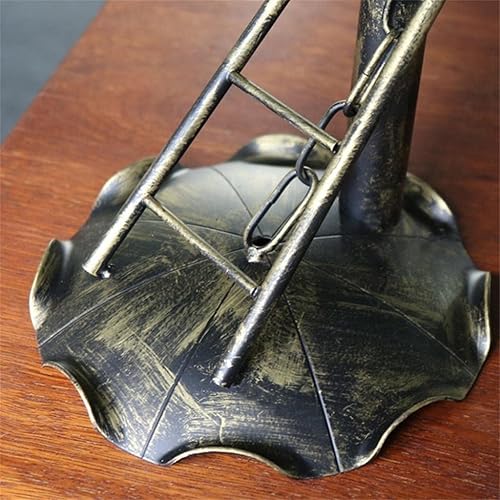 Miniatura 7 de Lámpara de Mesa Clásico Retro Keroseno Lámpara Creativa Antigua Lámpara de Mesa de Hierro Forjado Lámpara de Mesa de Sala de Estar Dormitorio