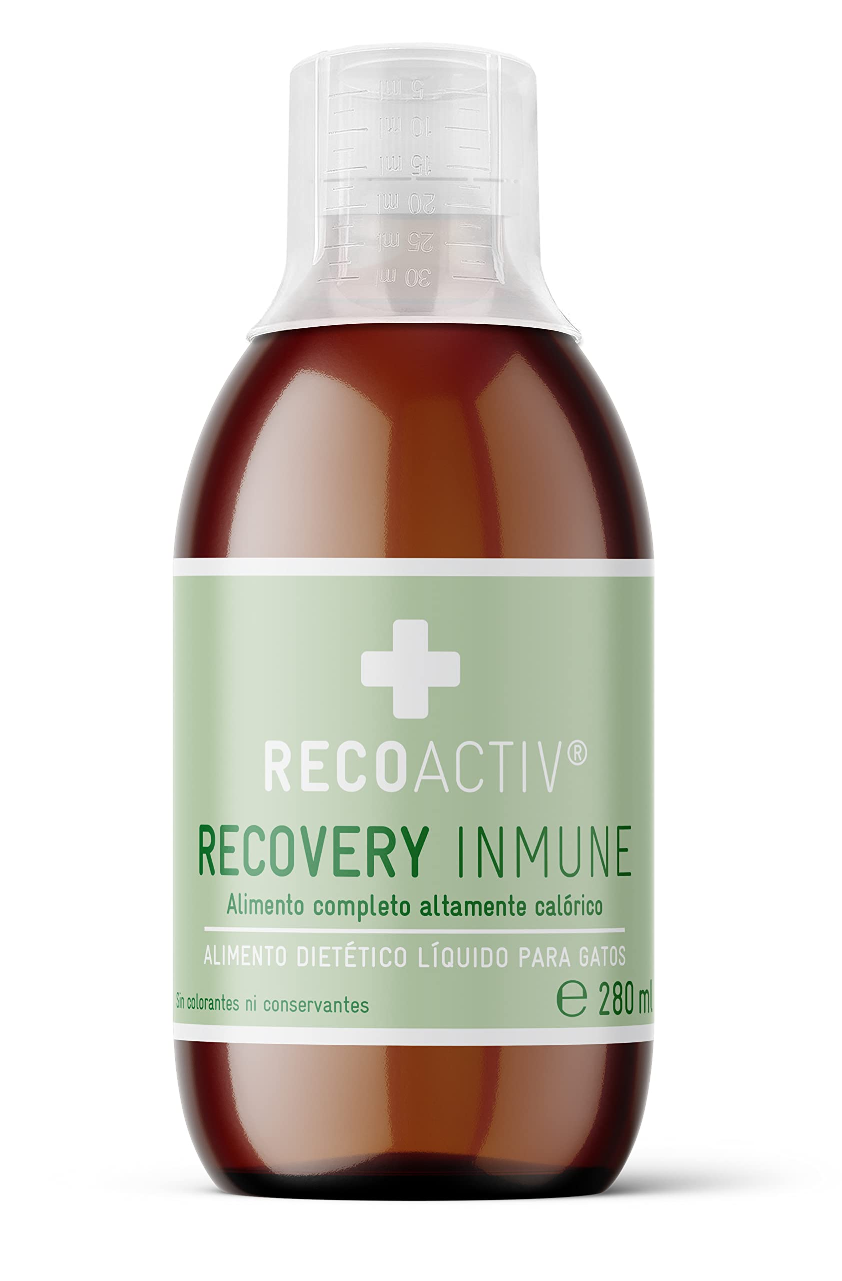 RECOACTIV Recovery Inmune para Gatos, 1 x 280 ml, alimento dietético Completo de Alto Contenido calórico para la desnutrición y la convalecencia y para el Aumento de Peso