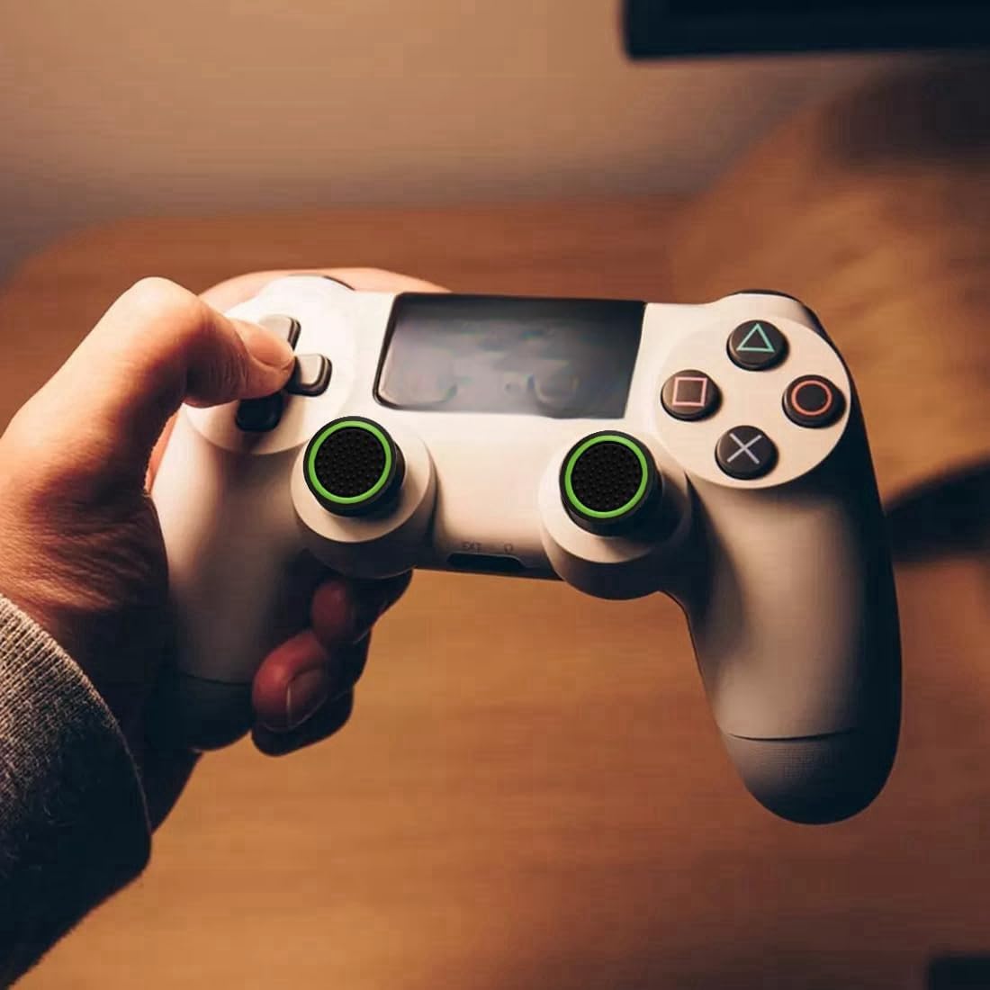 Silikonowe zaślepki na przyciski, osłona ochronna, 20 sztuk uchwytów na joysticki analogowe, akcesoria do kontrolera, nasadki Thumbstick do PS5, PS4, Xbox 360