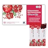 HAMCHOROK❤️Rg+ Anti-Aging Korean-Beauty Pomegranate Collagen Jelly 20g x60 Stick/ + Ginseng Concentrate + Vitamin C&E for Immune Support, Skin, Hair, Nail & Joint(60)