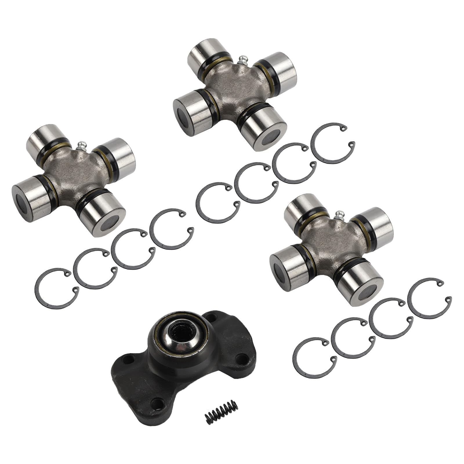 Topteng Double Cardan Joint 211355X + 5-153X passend für Jeep Cherokee XJ 1984-2001, passend für Jeep Wrangler TJ 1997-2006