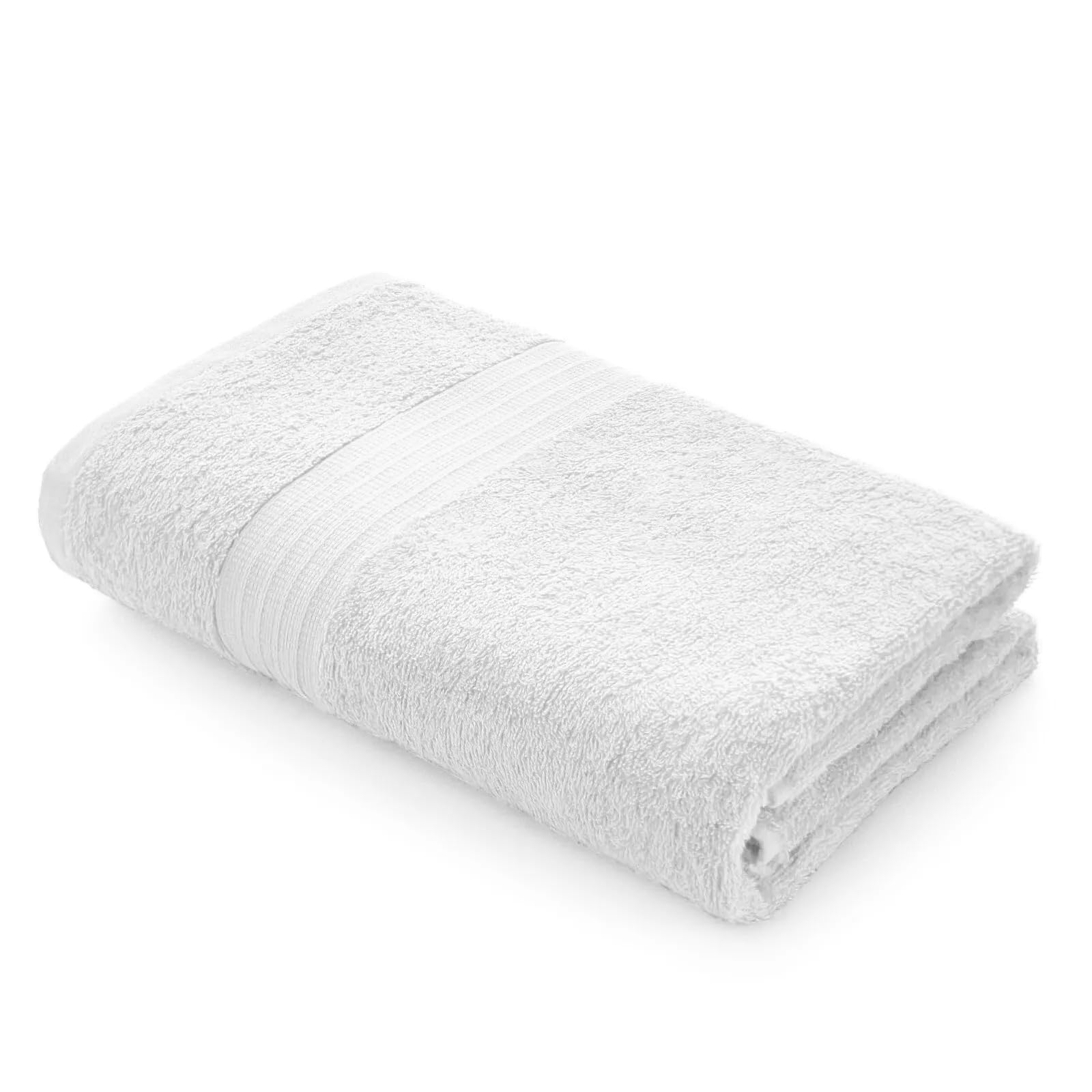 Bassetti Dream - Set Asciugamani Da Bagno Viso e Bidet Coppia Asciugamani da Bagno con Ospite 430 g/mq | 60x110 cm + 40x60 cm | (BIANCO)