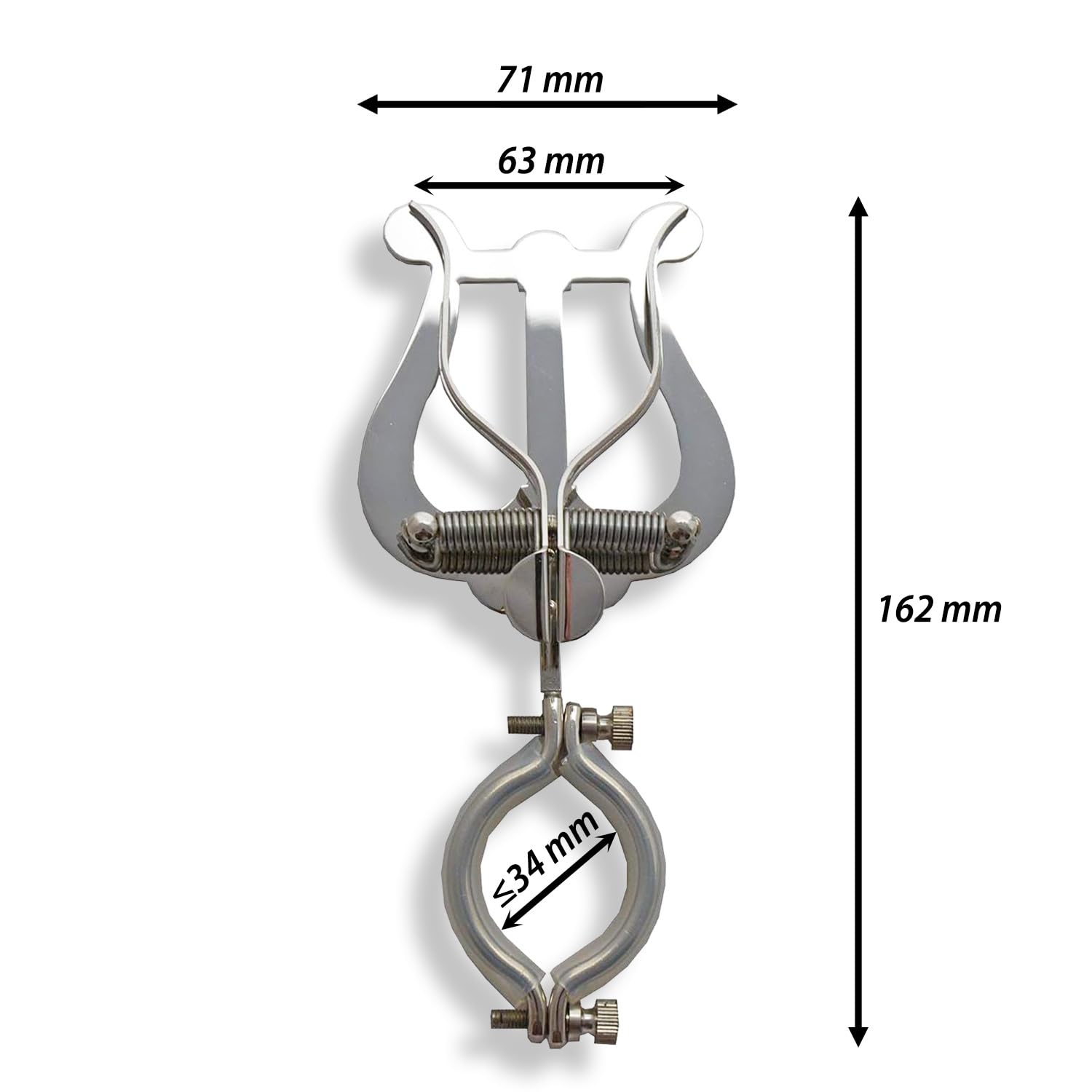 Leggio Lira Per Spartiti - Supporto Regolabile Per Clarinetto, Sax E Flauto - Foto 2