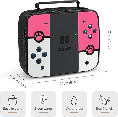 Miniatura 2 de jwsxcfd Lonchera con aislamiento térmico de gran capacidad, reutilizable, para el trabajo, oficina, viajes, picnic, senderismo, playa (color