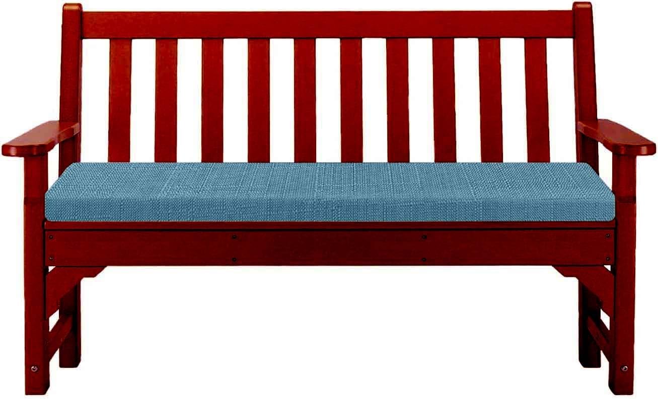 Cojín acolchado de exterior e interior para silla de jardín de 110x50 cm