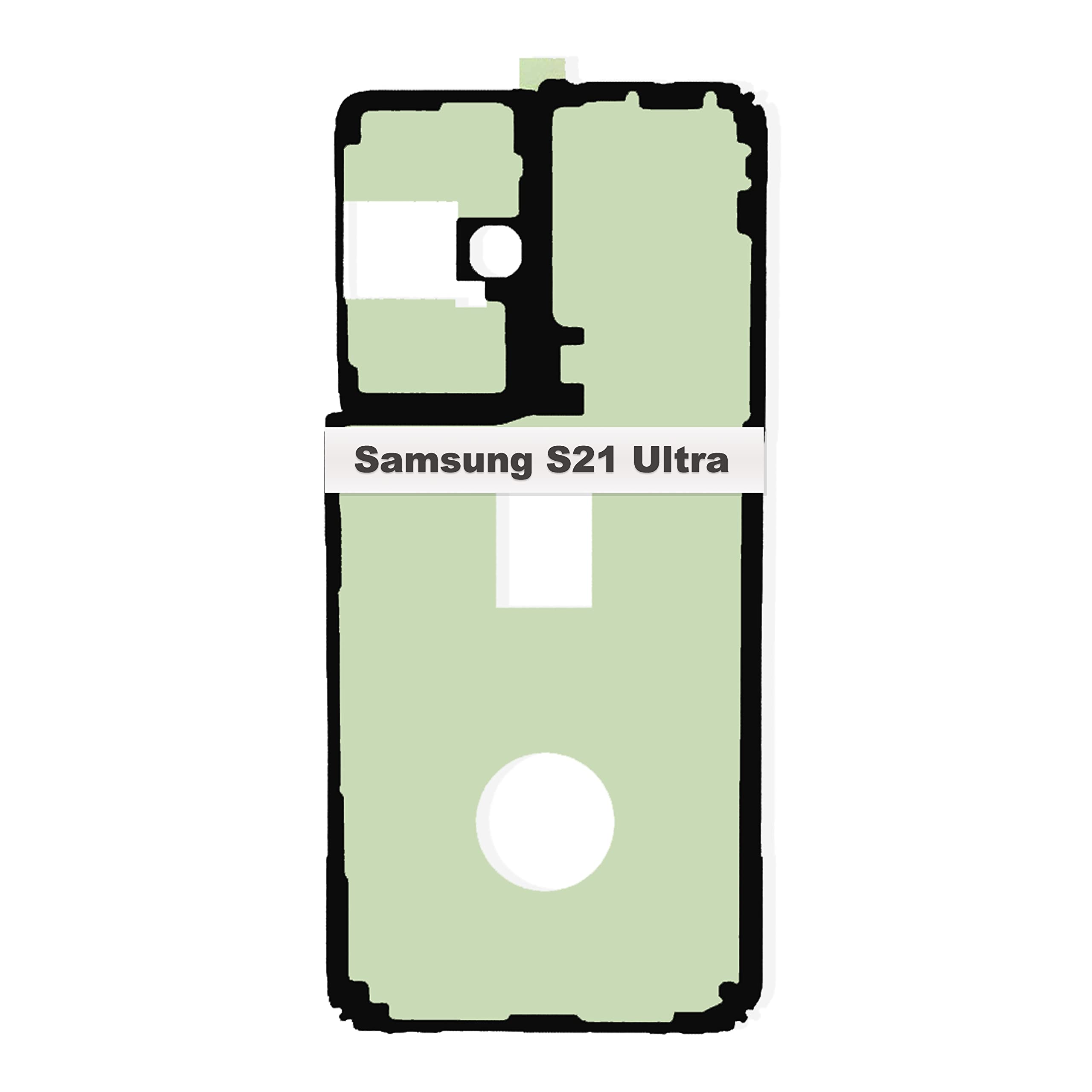 IS-TECK Battery Cover Adhesive Compatible with Samsung Galaxy S21 Ultra 5G G998 Adhesive Tape Seal Strip Film Back Cover