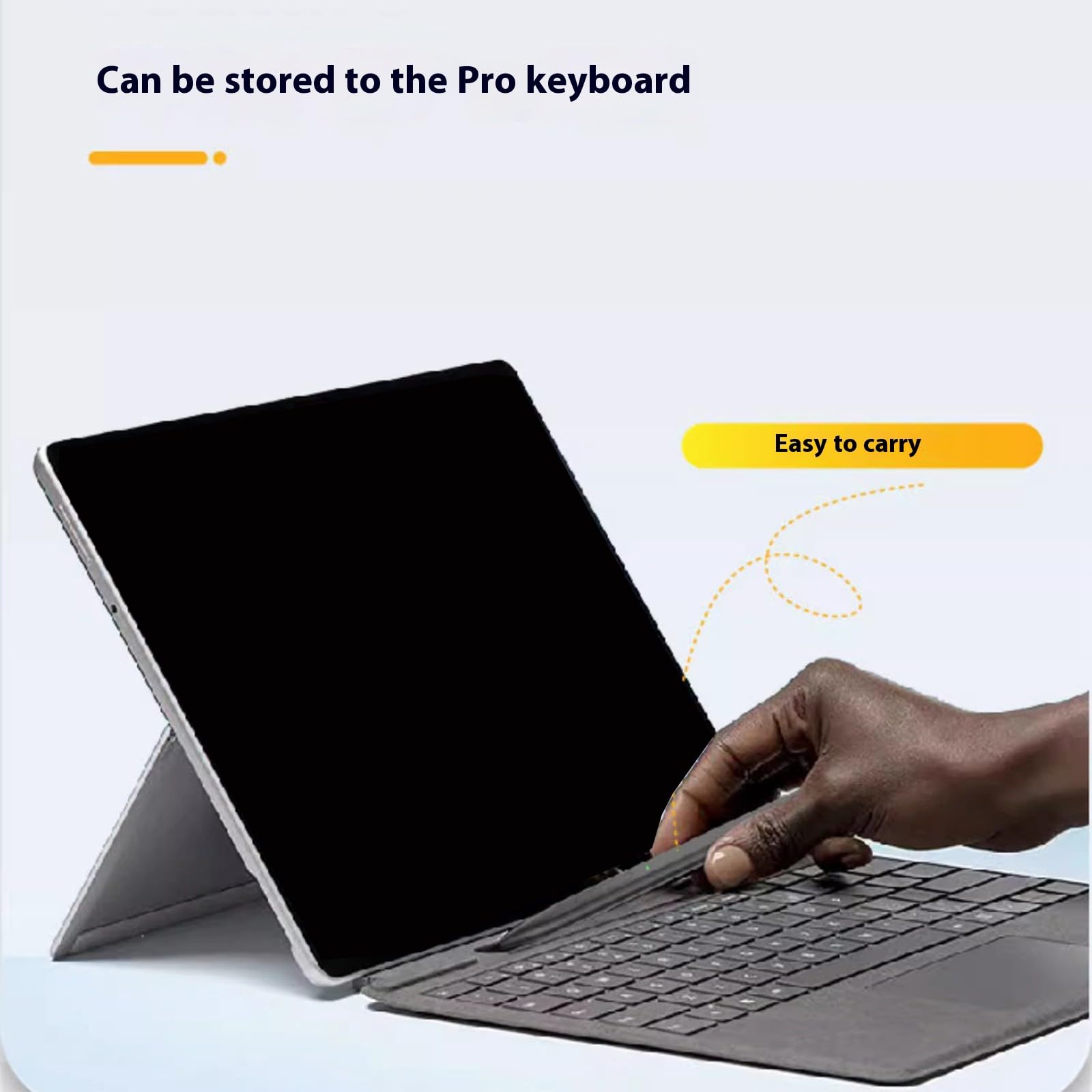 Penna digitale per laptop 8/9 con schermo tattile ricaricabile penna digitale con 4096 sensibilità alla pressione rifiuto