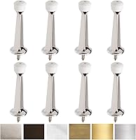 Vista 4 de Liberty Tope de puerta Premium de metal sólido rígido cepillado de 3 pulgadas (latón antiguo, 1 paquete)