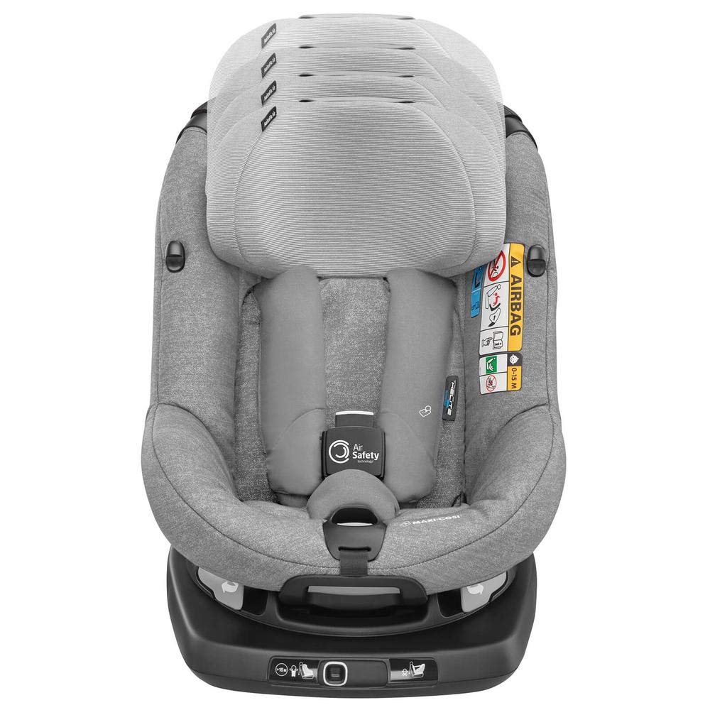 Maxi-Cosi AXISSFIX AIR 'Nomad Grey' - Silla de auto giratoria i-Size desde los 61 hasta los 105 cm, grupo 1, unisex, color nomad grey