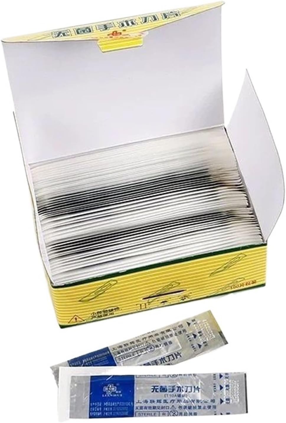 100Pcs/lot 10# 11# 12# 15# 20# 21# 22# 23# 24# Carbon Steel Surgical Blade with Independent Packing(No.10)