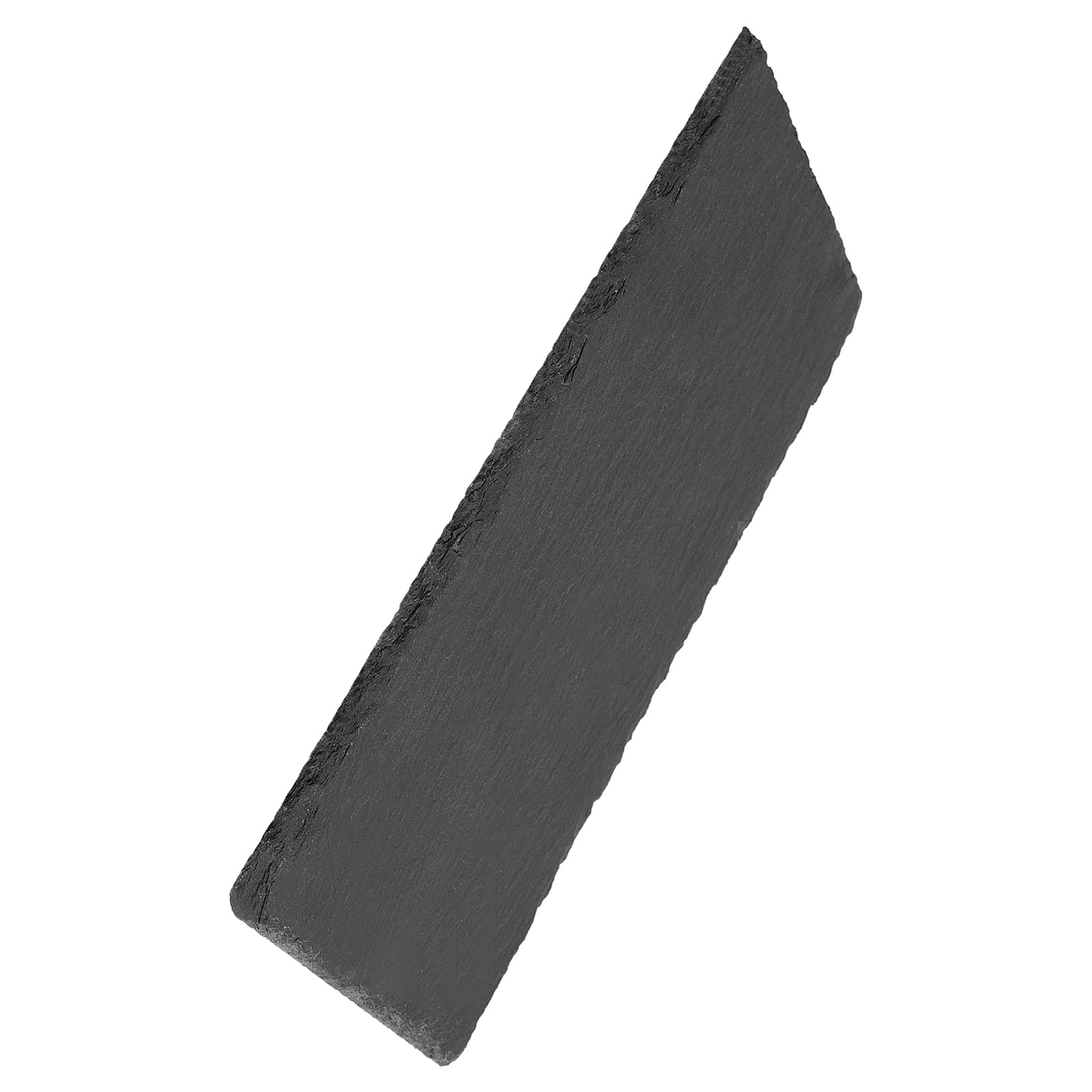 KEILEOHO 10 Piatti da Portata in Ardesia Naturale, 25 x 12 cm, Nero, Resistente al Calore, per Buffet, Sushi, Antipasti e Decorazioni