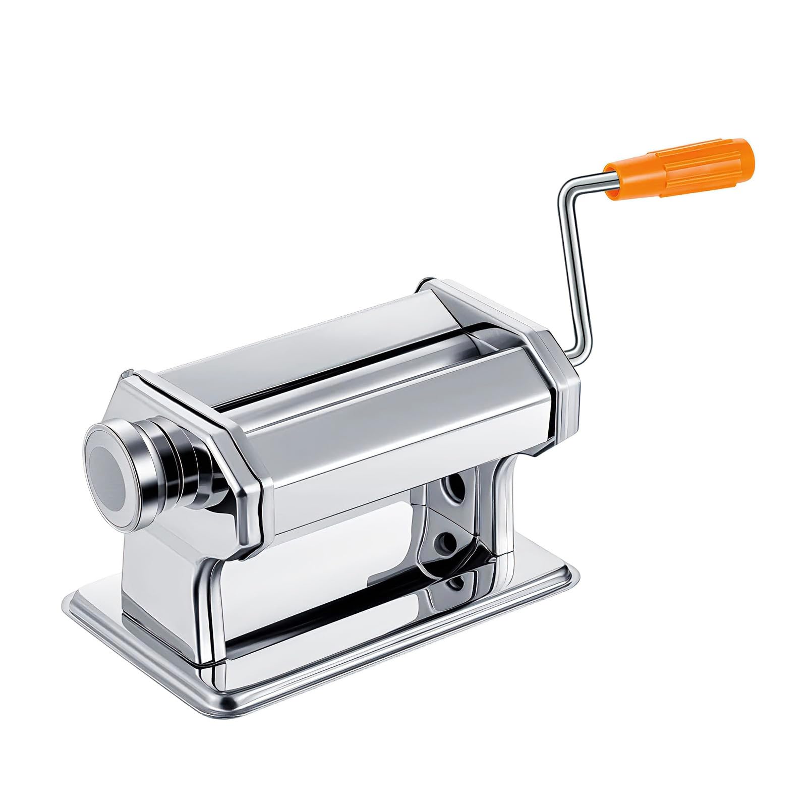 Msioytog Portable Metal Clay Roller Machine Hand Cranked Clay Press for Pottery Color Mixing Blending Indoor and Outdoor Use Adjustable Press