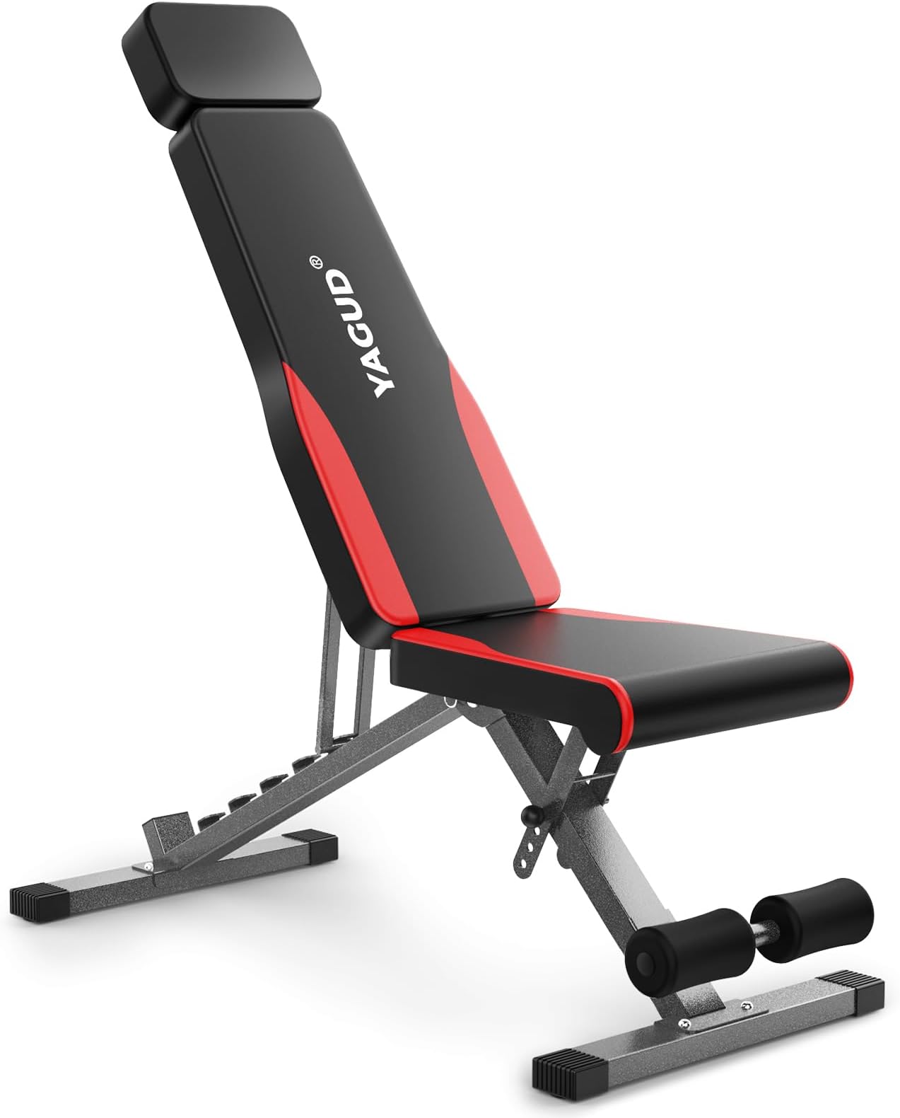 Weight Bench for Home Gym, Adjustable Multi-purpose Workout Bench Press, 880 Lb Stable Decline Incline Bench for Full Body Exercise, 3 Sec Fast Folding Strength Training Sit up Bench