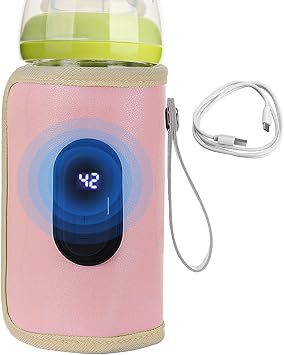 Bottle Warmer for Breastmilk Accurate Temperature Control | Electric Bottle Warmer with LCD Display for Warming Breastmilk, Formula, All Bottles, Night Feeding, Travel, Home, On The Go