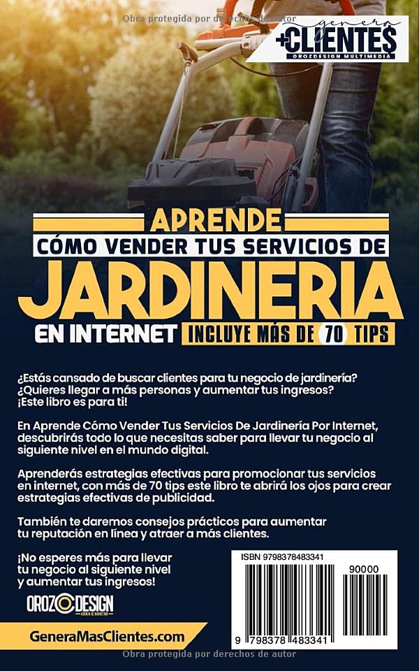 Miniatura 2 de Aprende Como Vender Tus Servicios De Jardinería En Internet Incluye Más De 70 Tips (Spanish Edition)