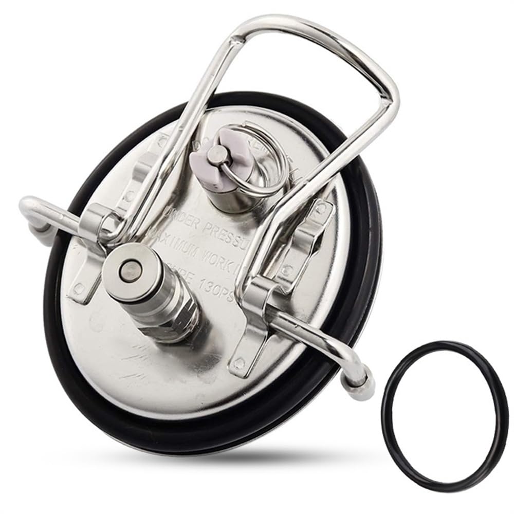 Amazon｜ビールサーバー 自作樽蓋、ソーダ樽用炭酸蓋、ビール醸造交換