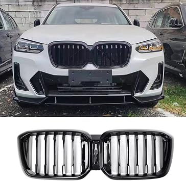 Front Kidney Grille Grill For BMW X3 G01 X4 G02 2022+Single Line