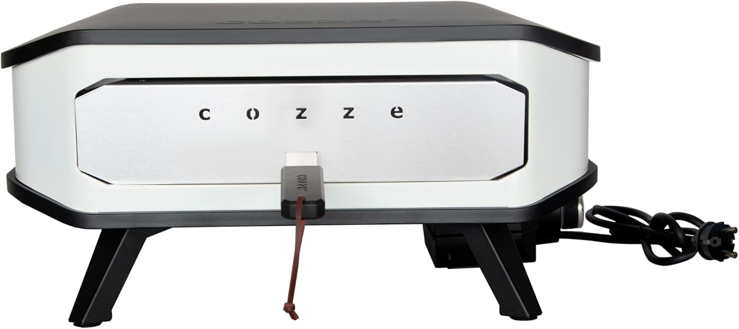 Horno de pizza elctrico Cozze de 17" con piedra para pizzas y puerta frontal 230 V/2200 W