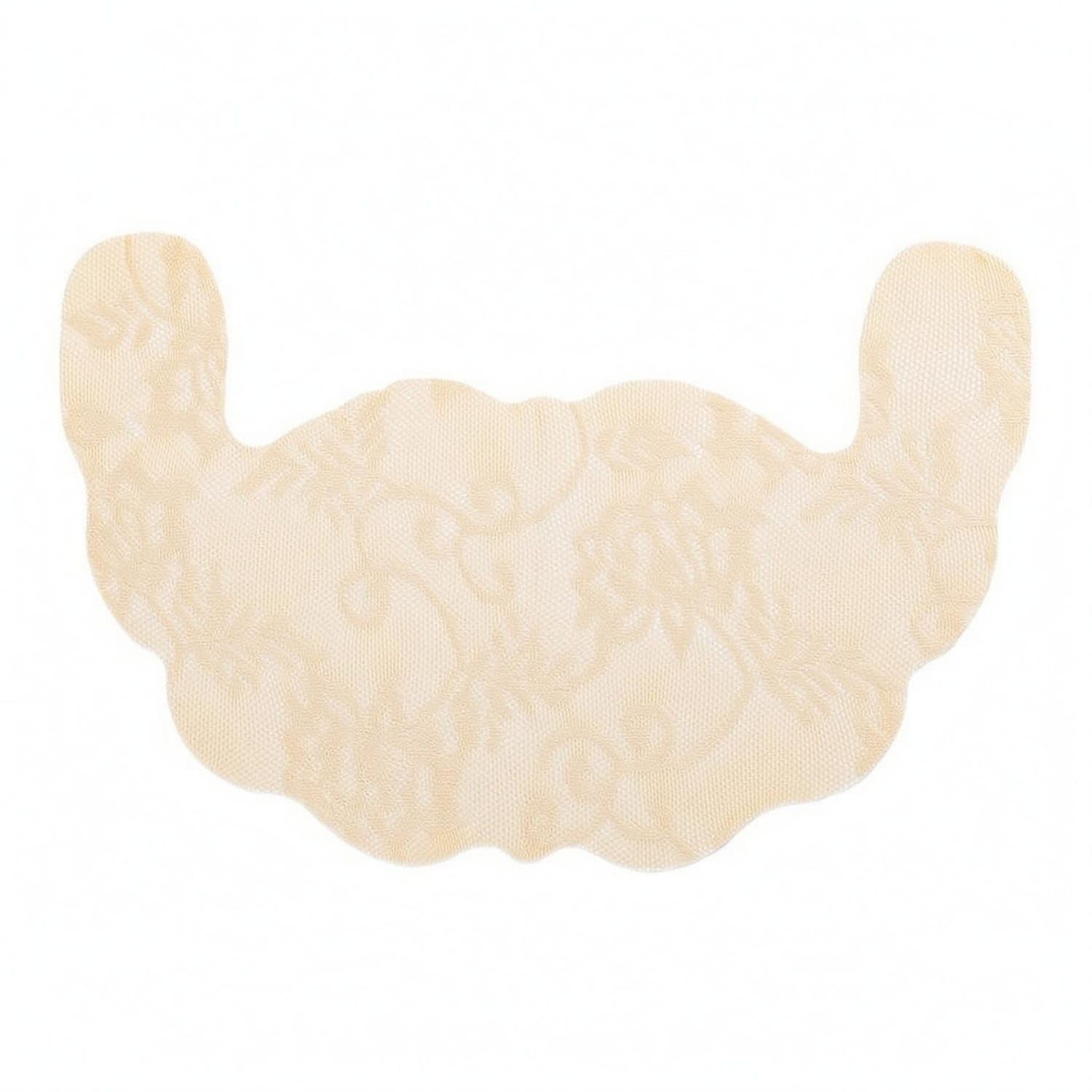 ecomistiq Scalloped Edges Lace Cover U-Shaped Adhesive Cover Thin Breast Pastie Lightweight for Special-Occasion Wear, Nude, E|Clothing Shoes & Accessories|Womens Clothing-picture-29