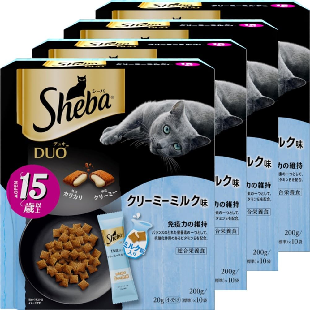 Amazon.co.jp: シーバ デュオ 15歳以上 クリーミーミルク味 200g(20g