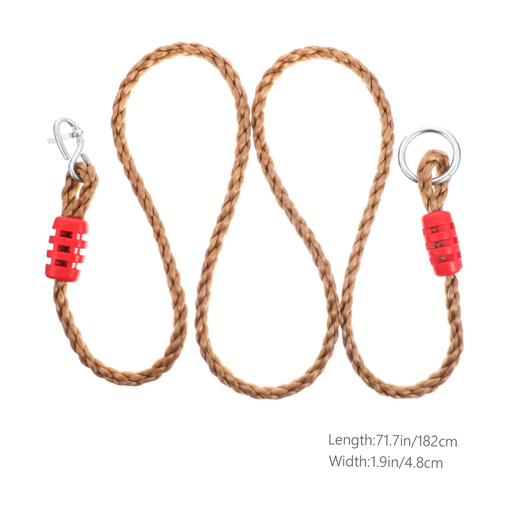 Happyyami Swing Straps for Tree Branch 2pcs Tree Swing Extension Strap Rope Adjustable Rope