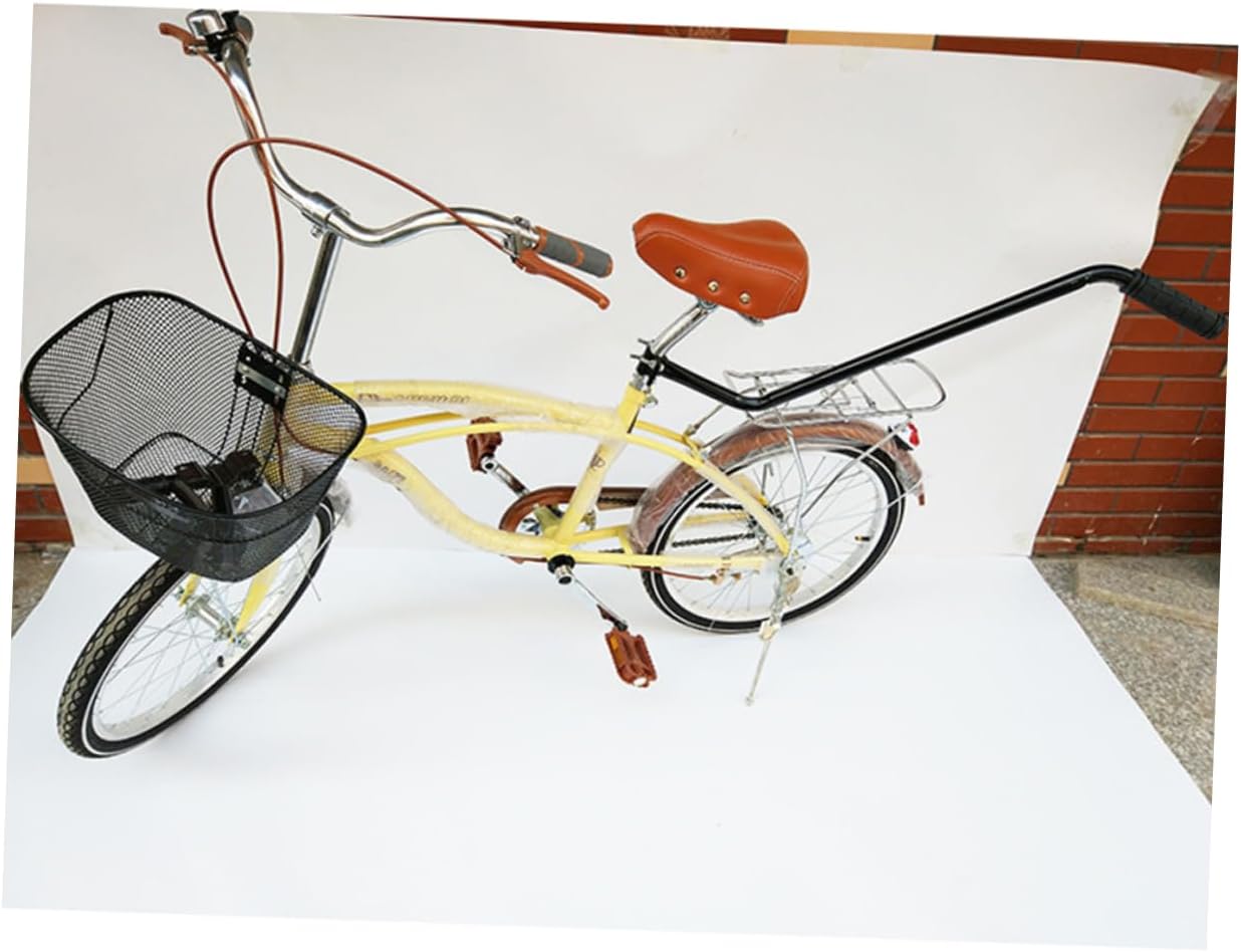 Abaodam Bike for Kids Adjustable Learning Push Handle Lightweight and Sturdy Design Enhanced Control Assistance for Children for Learning to Ride and Balance