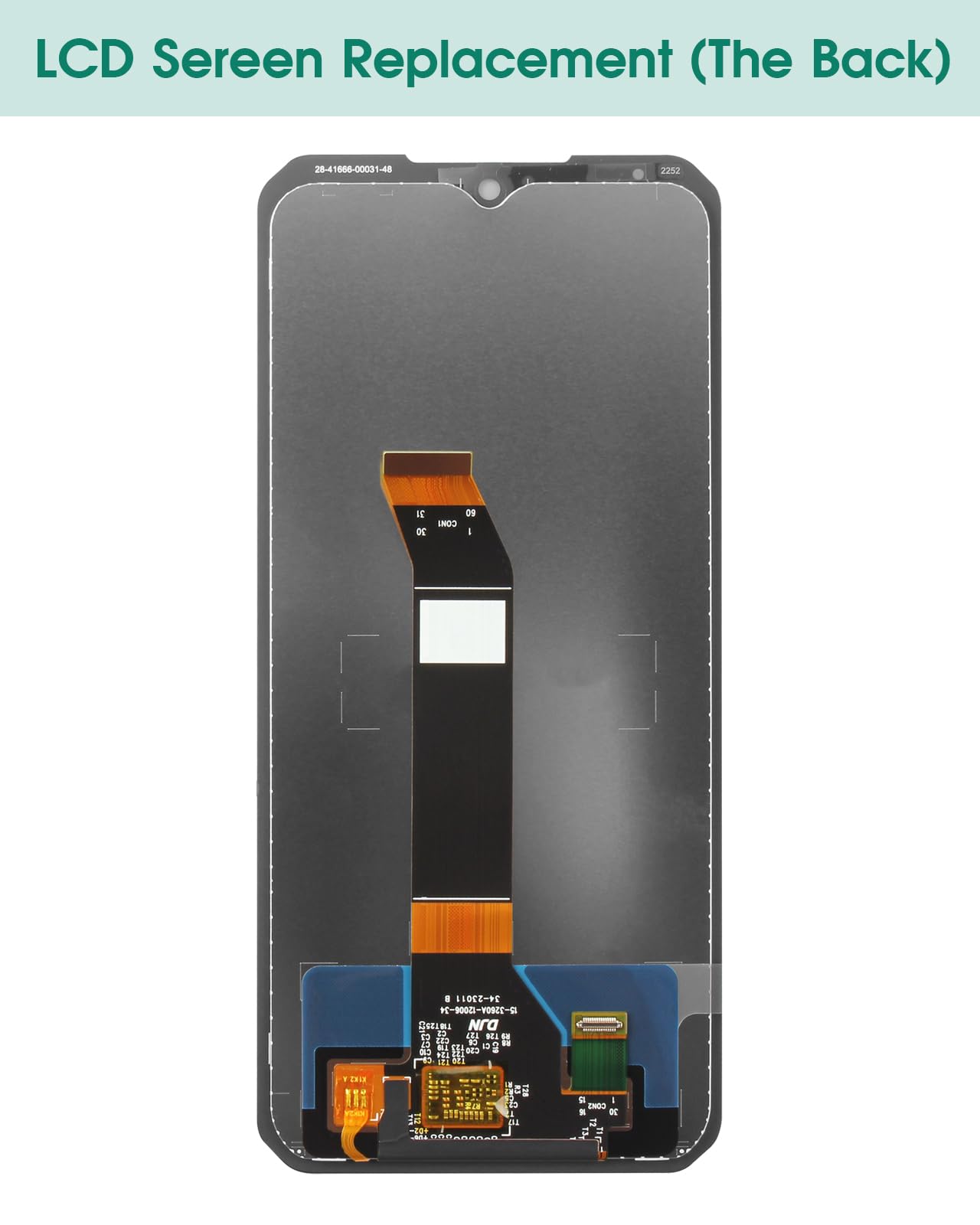Display LCD Touchscreen Per Doogee V30 6.58" Nero – Ricambio Con Kit Attrezzi