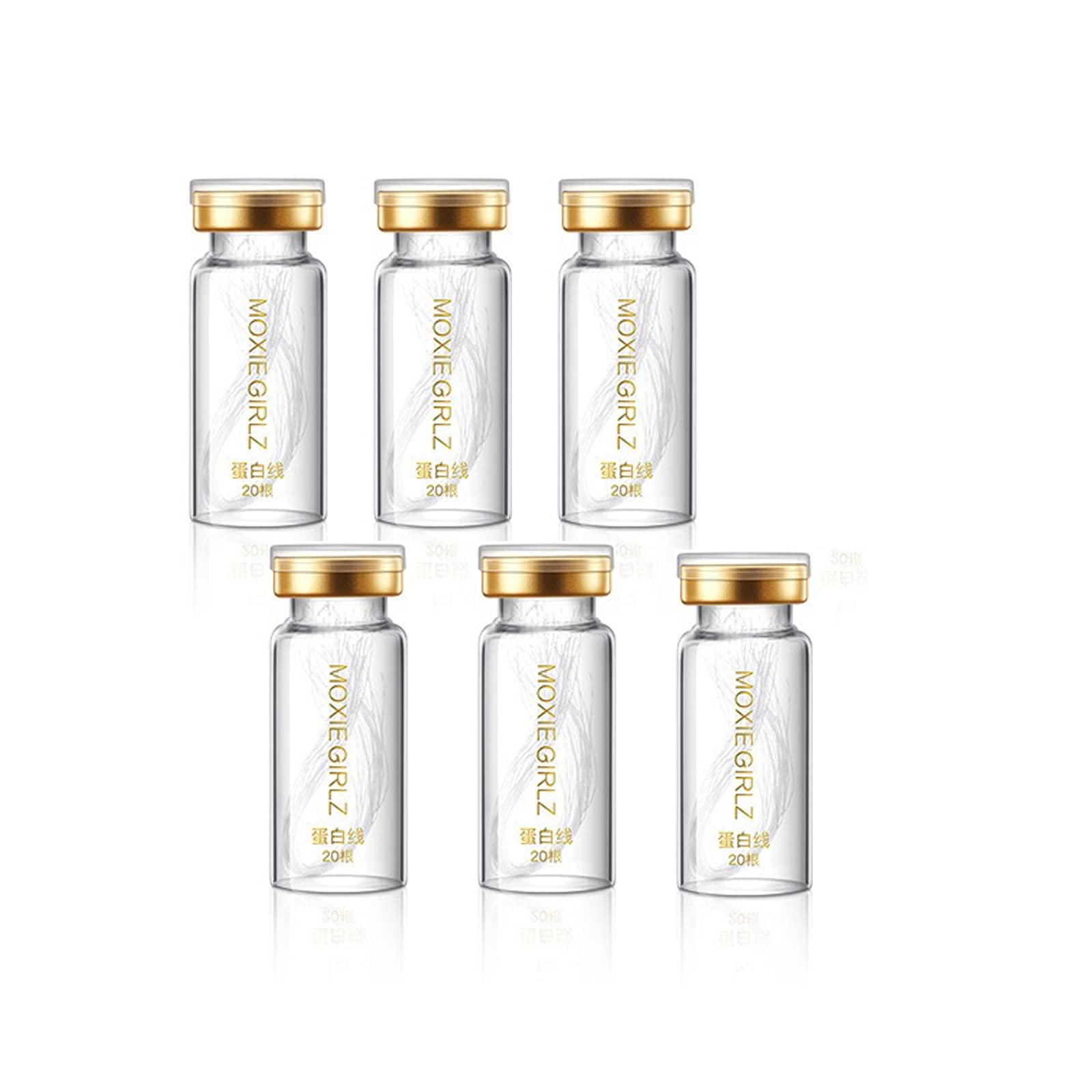 ZYSMJSY Instalift Protein Thread Lifting Set, Soluble Protein Thread and Nano Gold Essence Combination, Protein Threads Absorbable Collagen Thread for Face Lift, Smoothes Fine Lines (6Protein Thread)