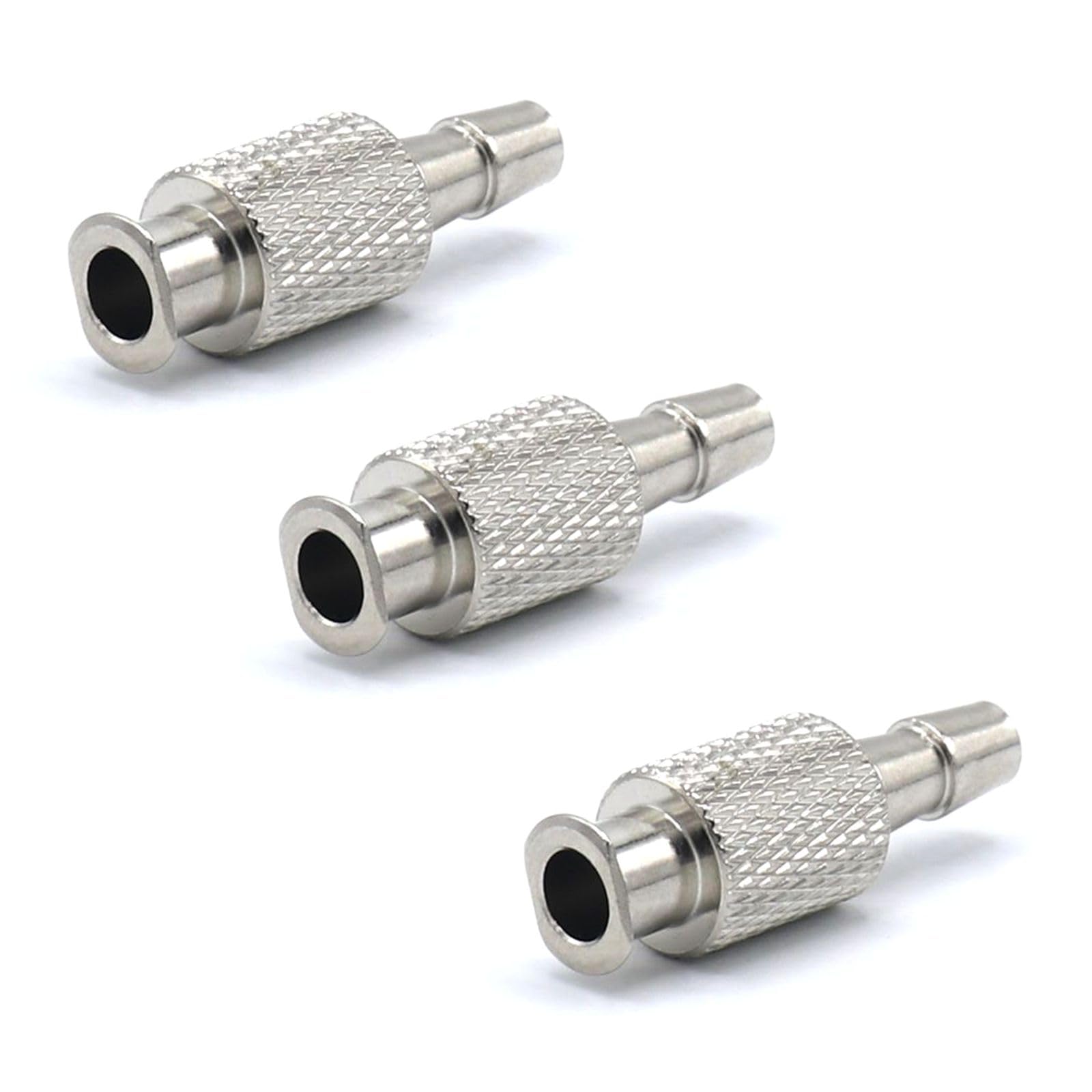 3PCS Metal NIBP Cuff Connector, BP04 Blood Pressure Monitor Cuff Connector, Air Hose Adapter